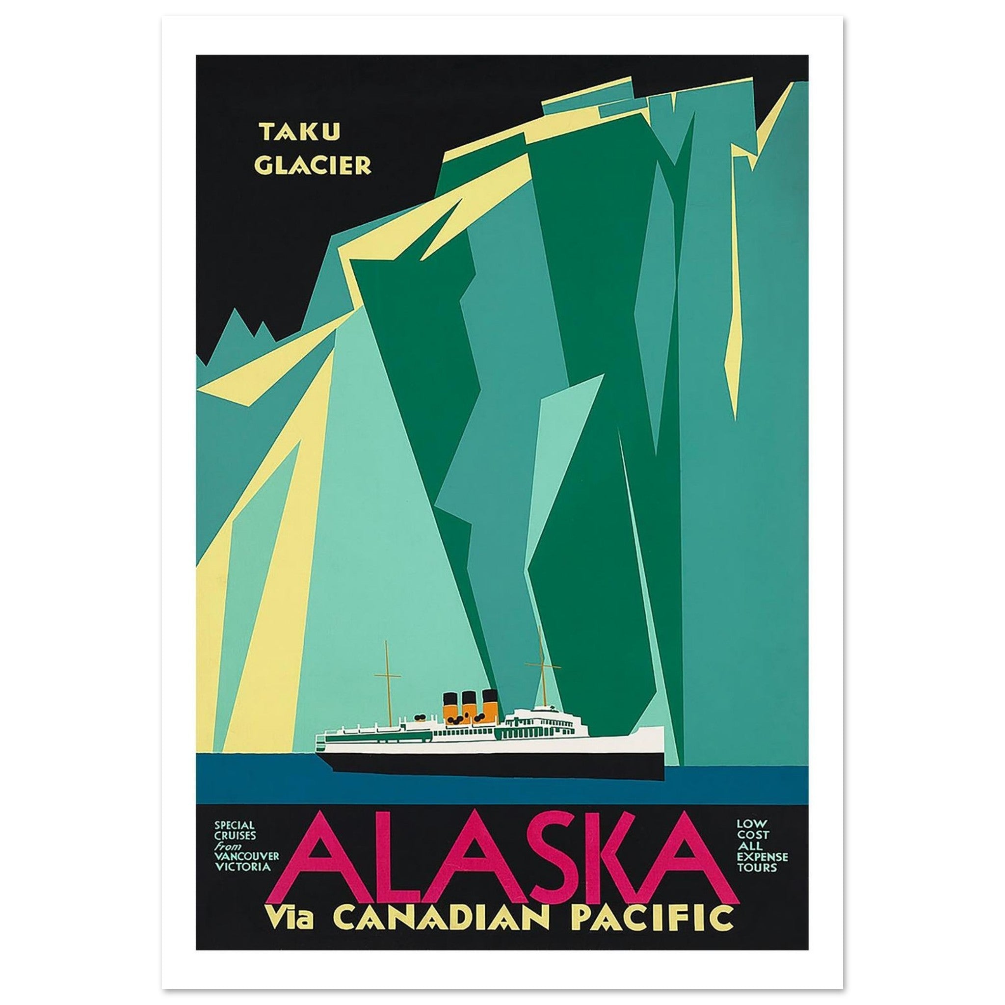Alaska via Canadian Pacific – Taku Glacier Cruise - Transit Art