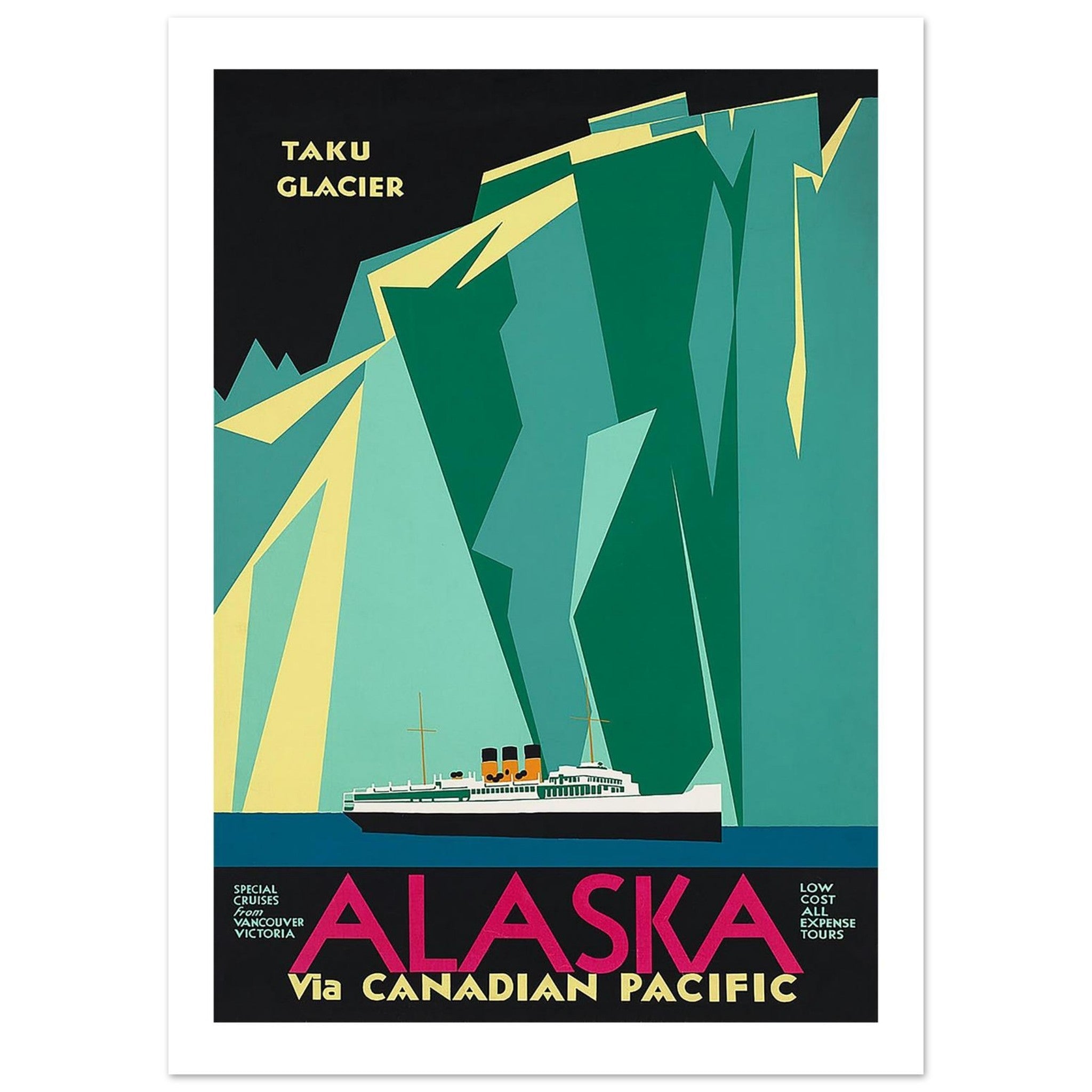 Alaska via Canadian Pacific – Taku Glacier Cruise - Transit Art