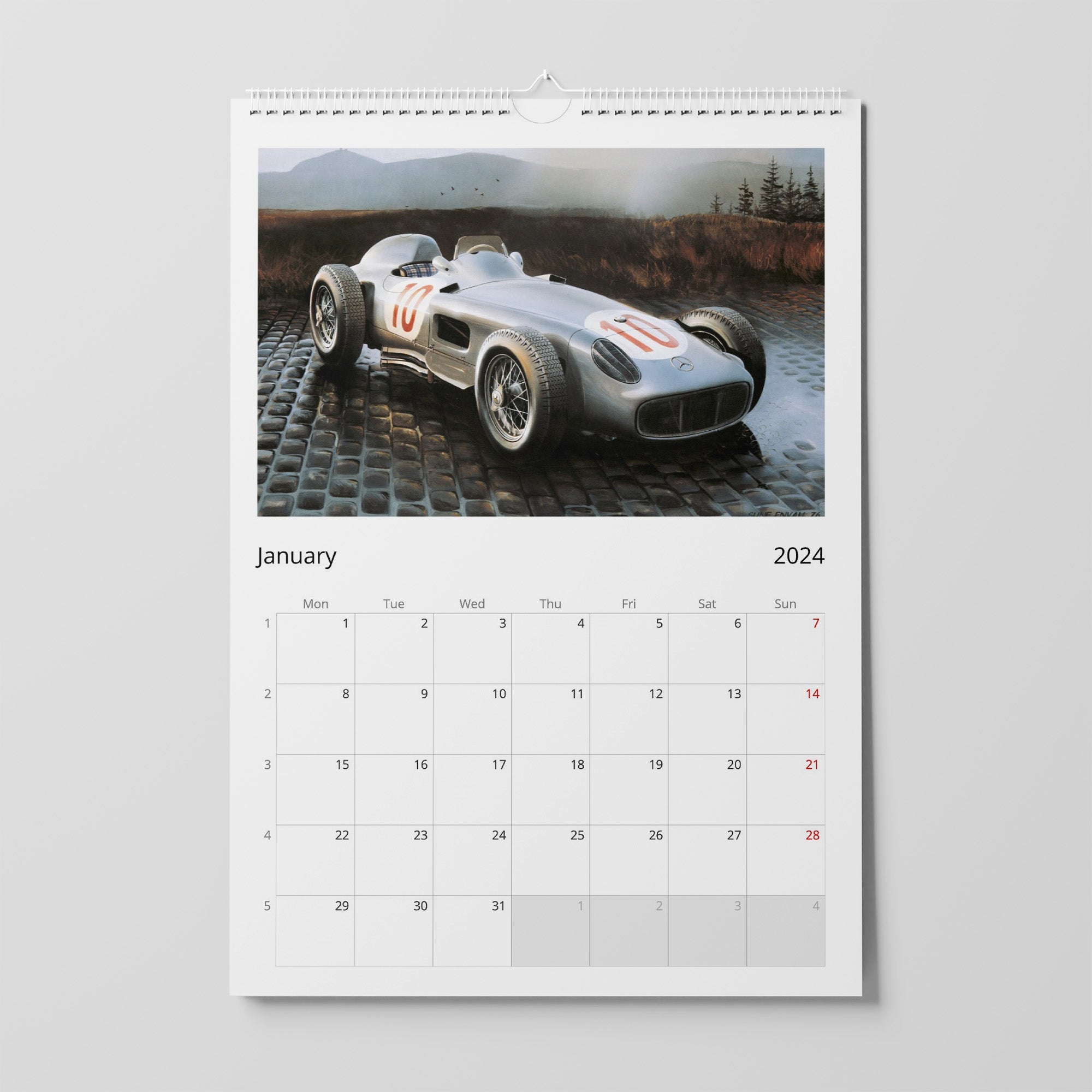 Auto art calendar 2024 - Transit Art