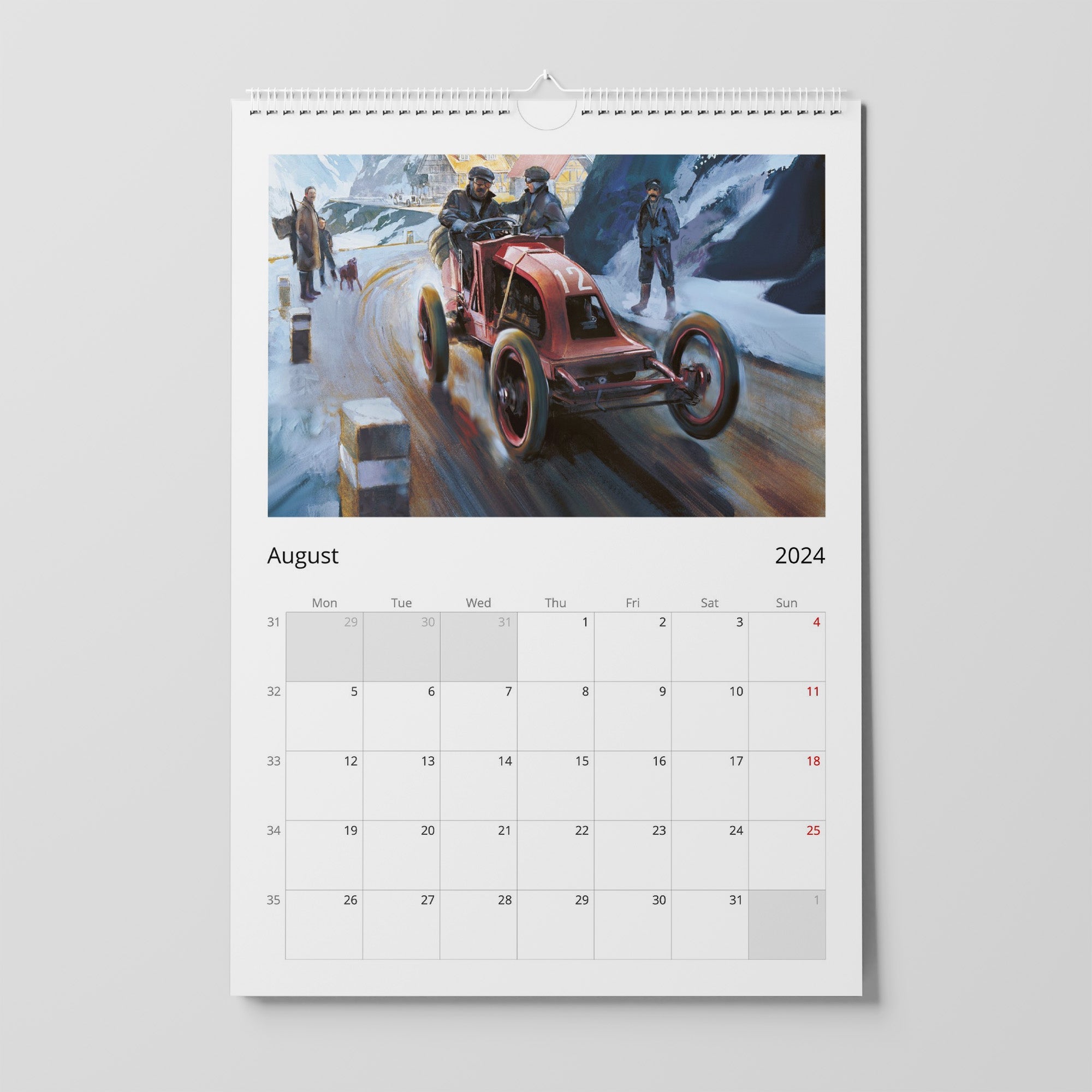 Auto art calendar 2024 - Transit Art