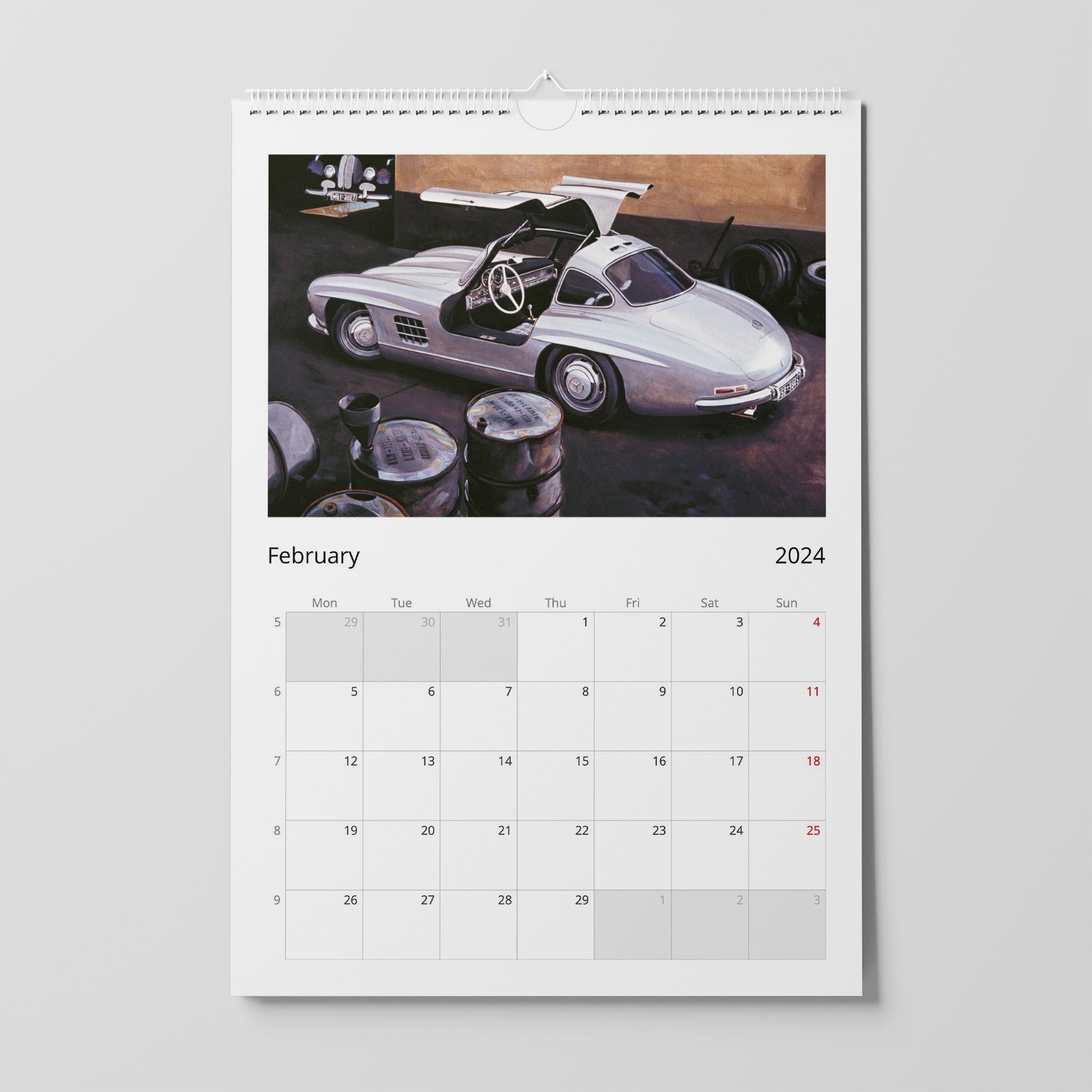 Auto art calendar 2024 - Transit Art