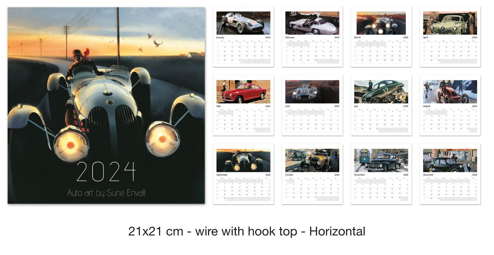 Auto art calendar 2024 - Transit Art