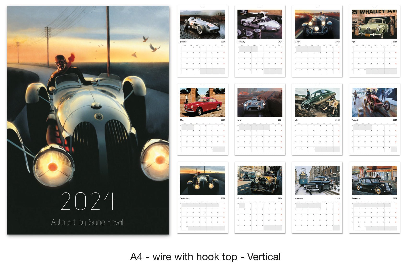 Auto art calendar 2024 - Transit Art