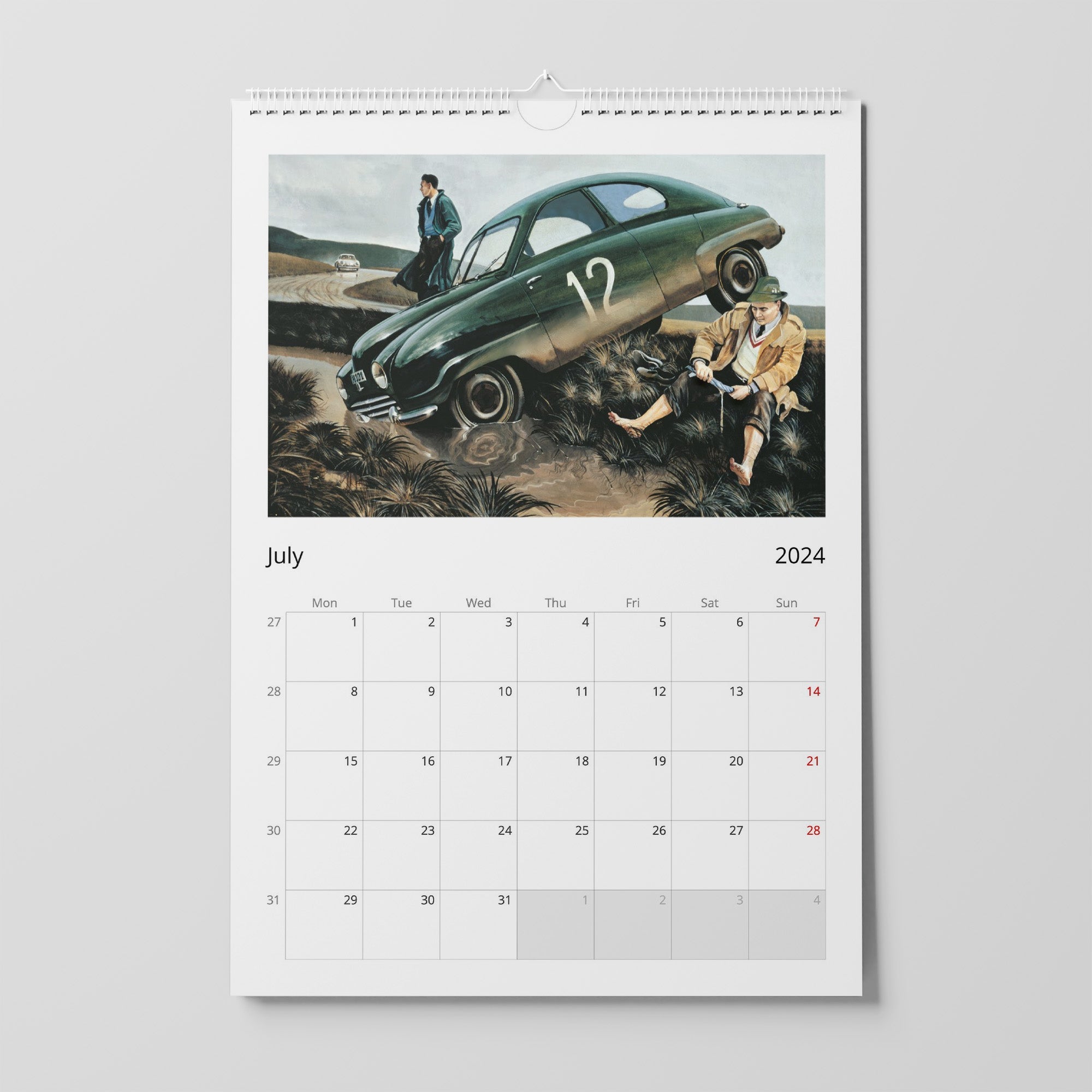 Auto art calendar 2024 - Transit Art