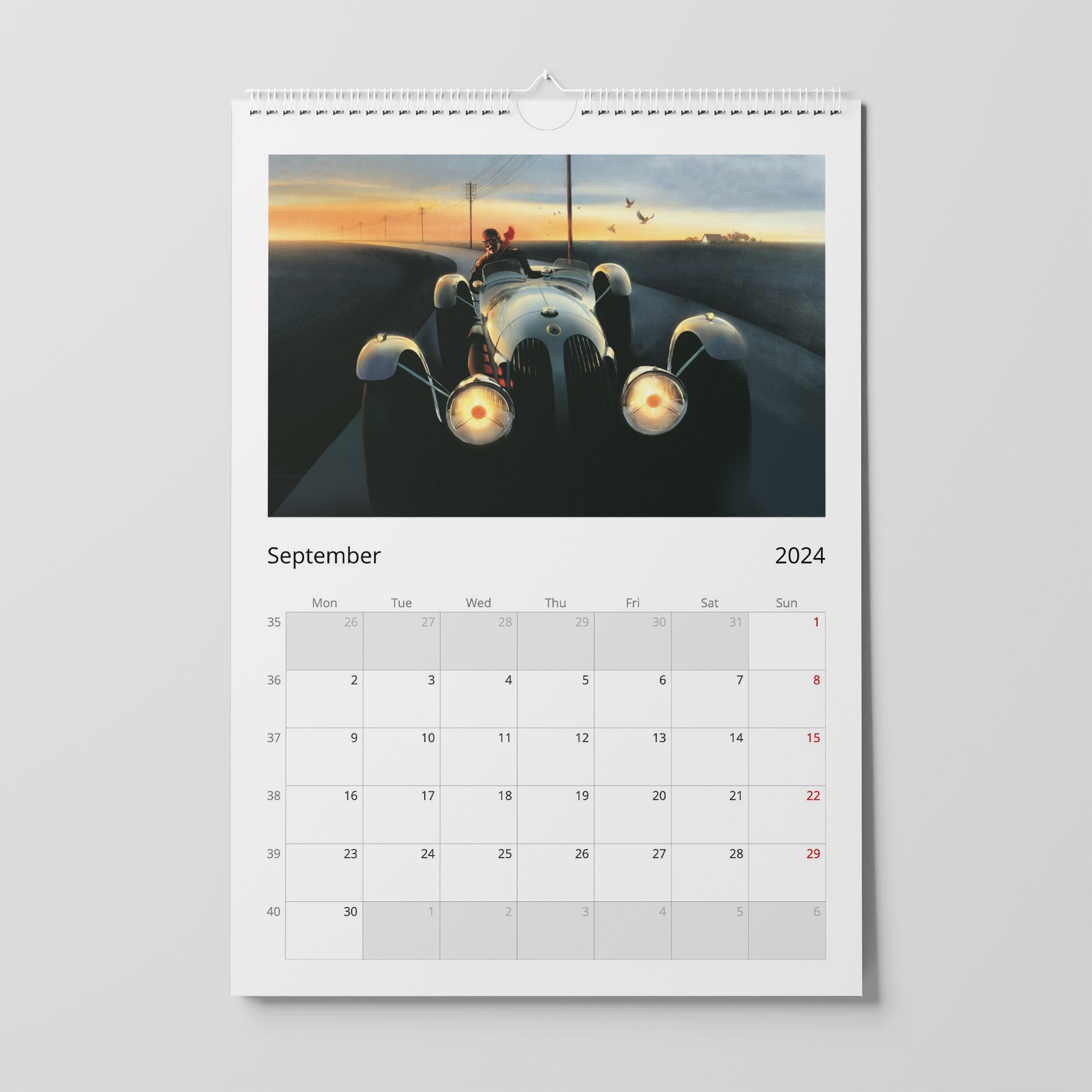 Auto art calendar 2024 - Transit Art