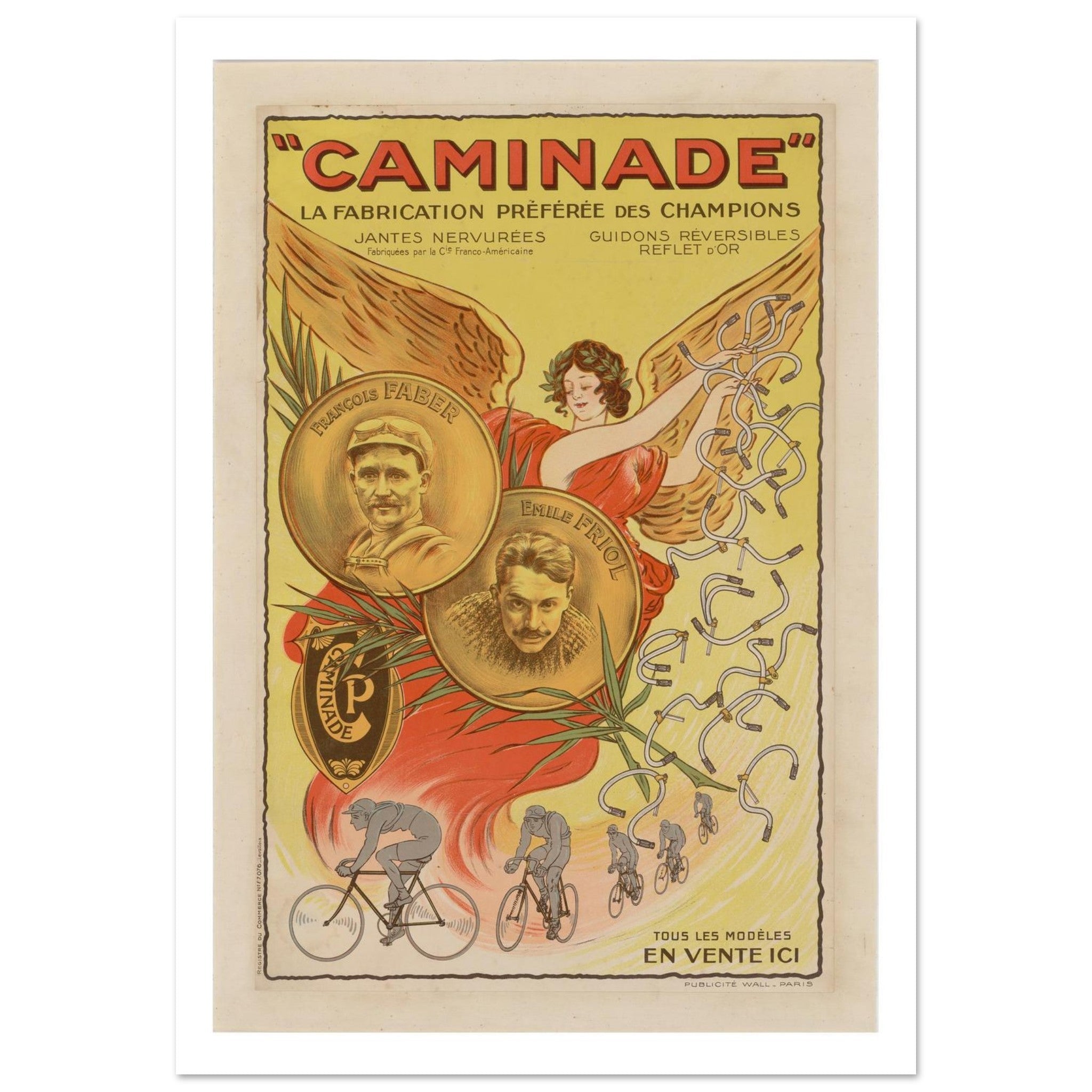 Caminade Bicycles Preferred Choice Of Champions - Transit Art
