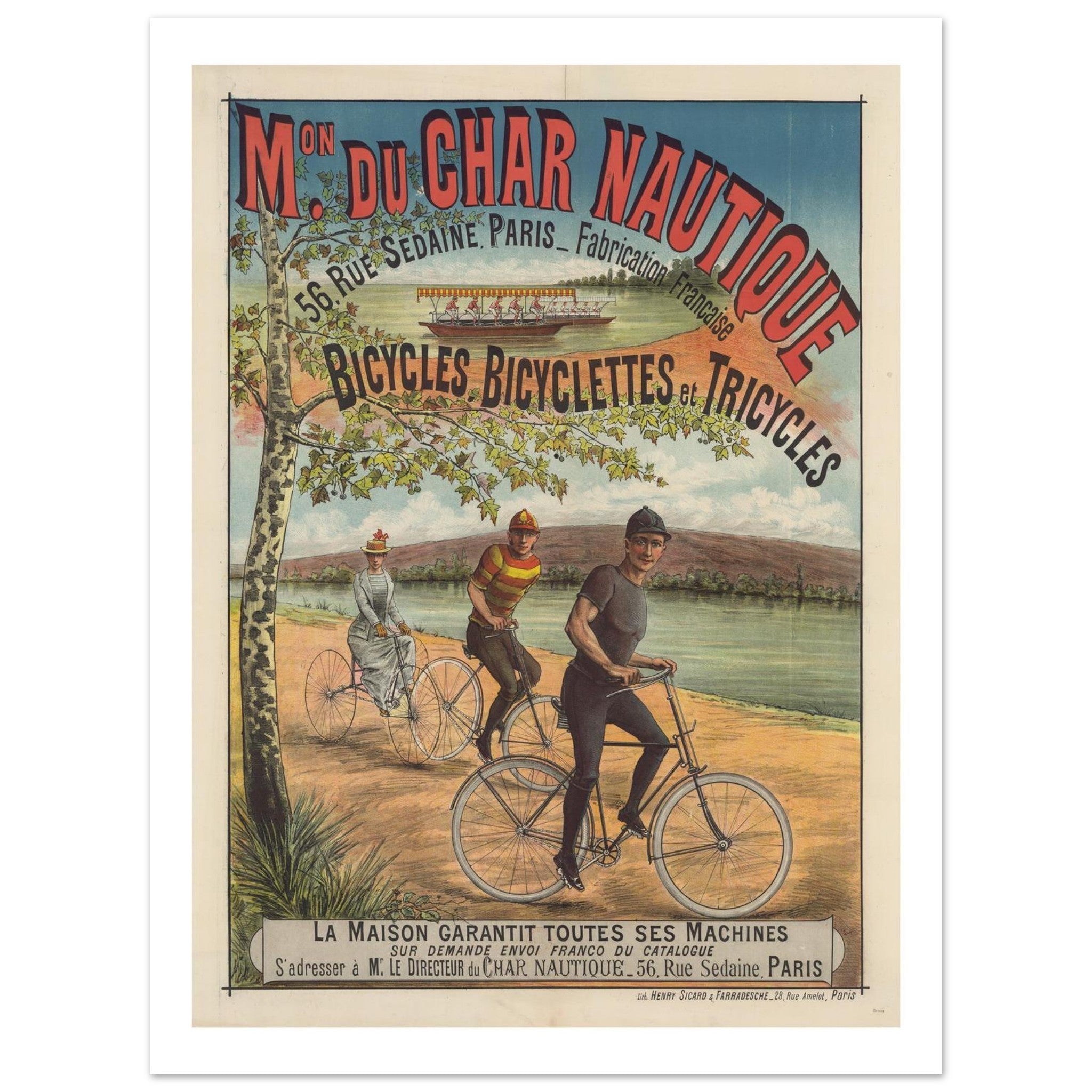 Char Nautique Bicycles: Ride in Style - Transit Art
