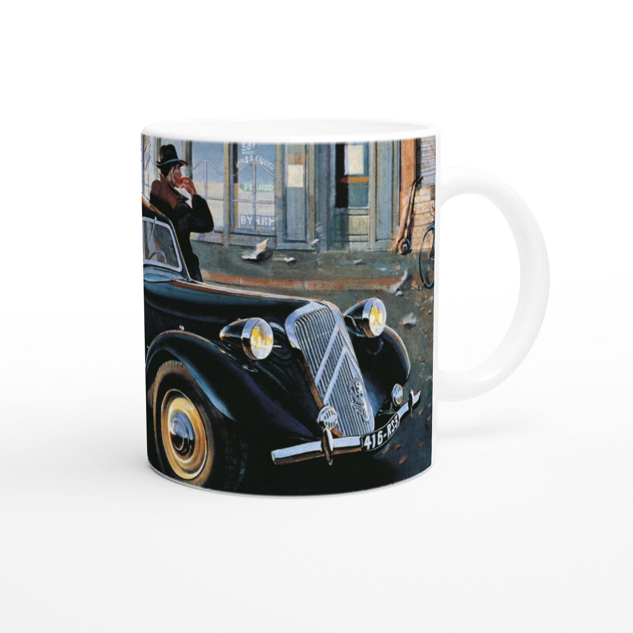 Citroen in Paris - Mug - Transit Art