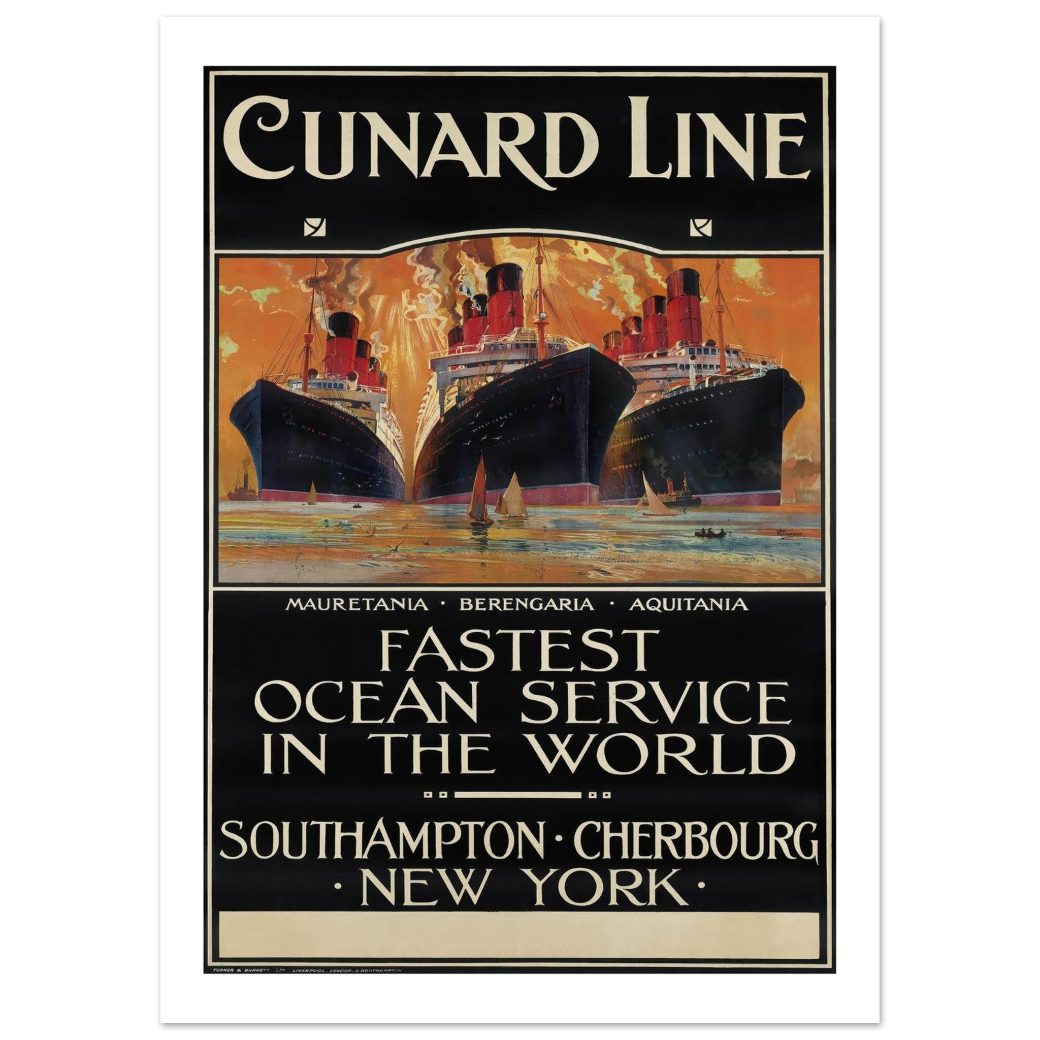 Cunard Line - Transit Art