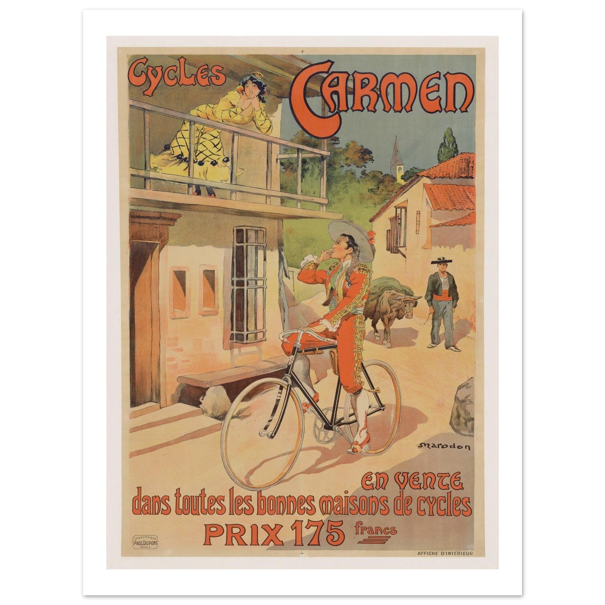 Cycles Carmen: Elegant Charm and Adventure - Transit Art