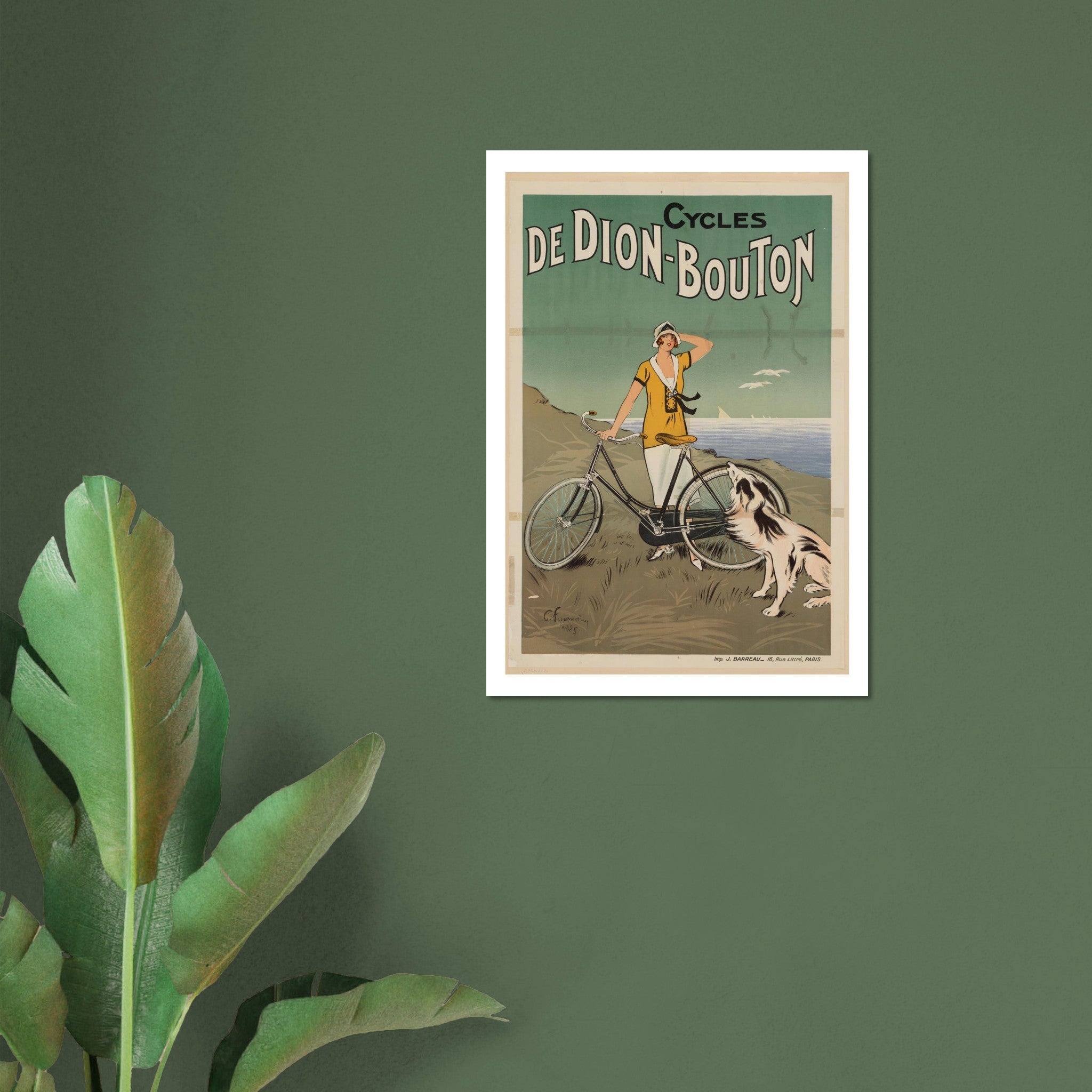 Cycles de Dion - Bouton Poster - Transit Art