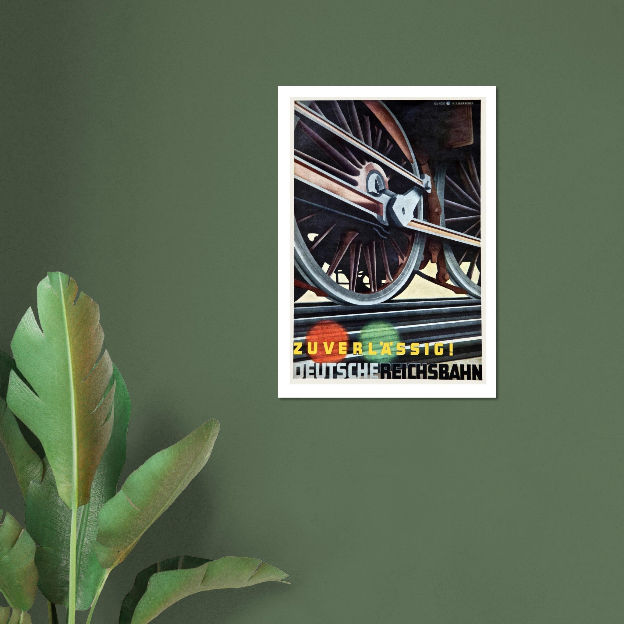 Deutsche Reichsbahn Poster - Transit Art