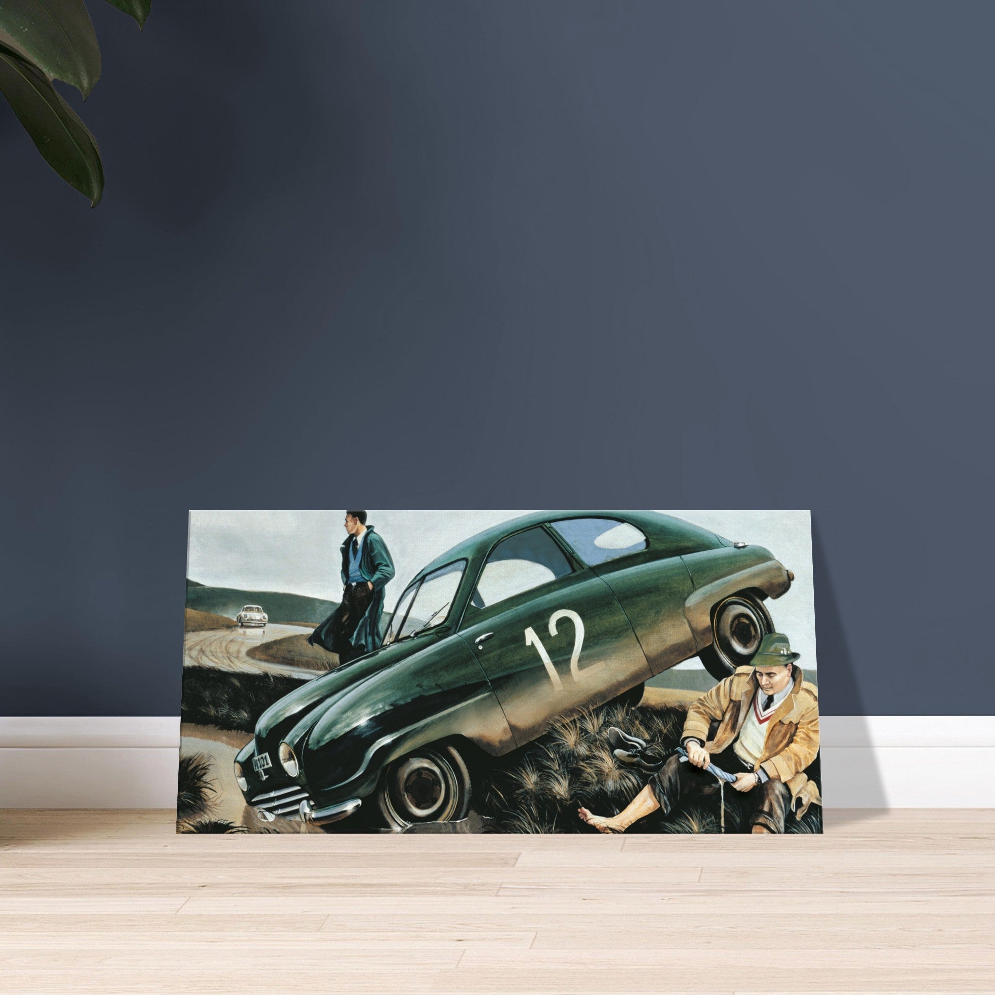 Erik Carlsson accident - canvas - Transit Art