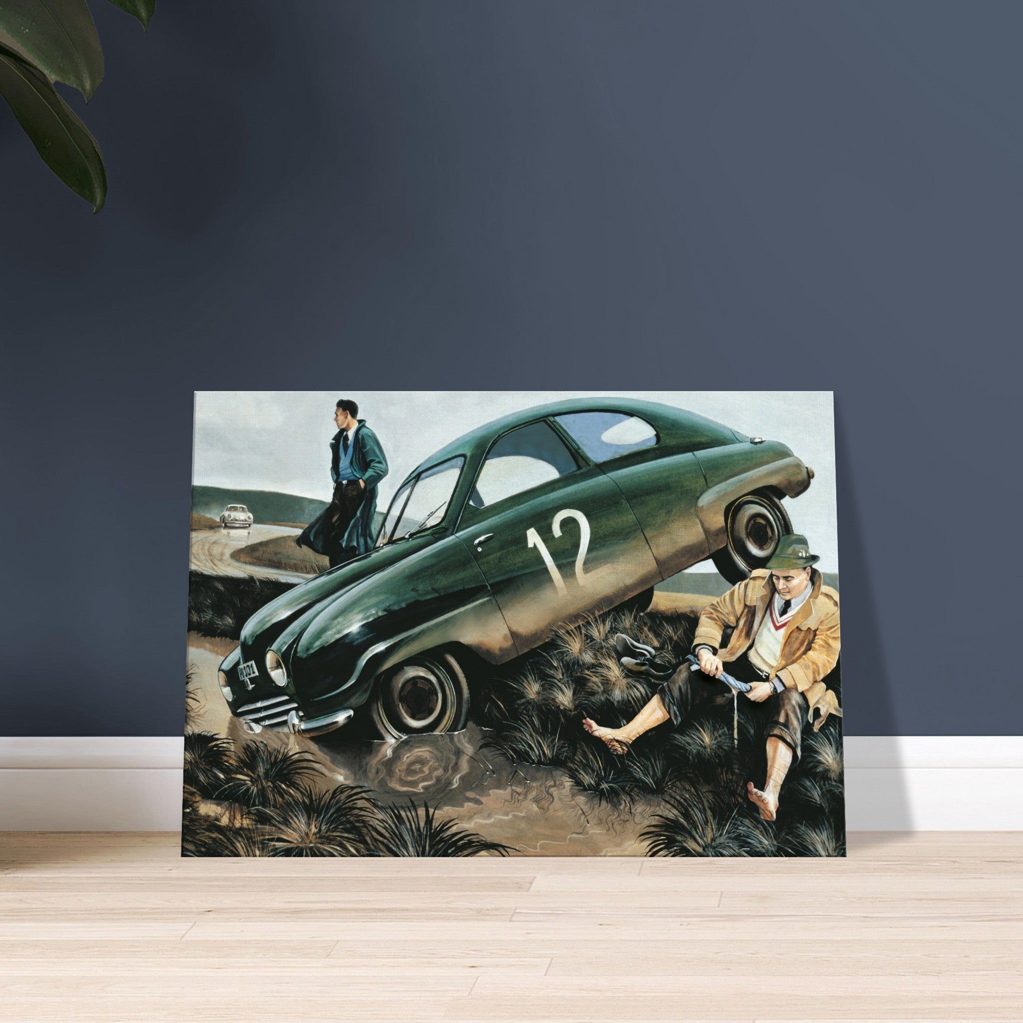 Erik Carlsson accident - canvas - Transit Art
