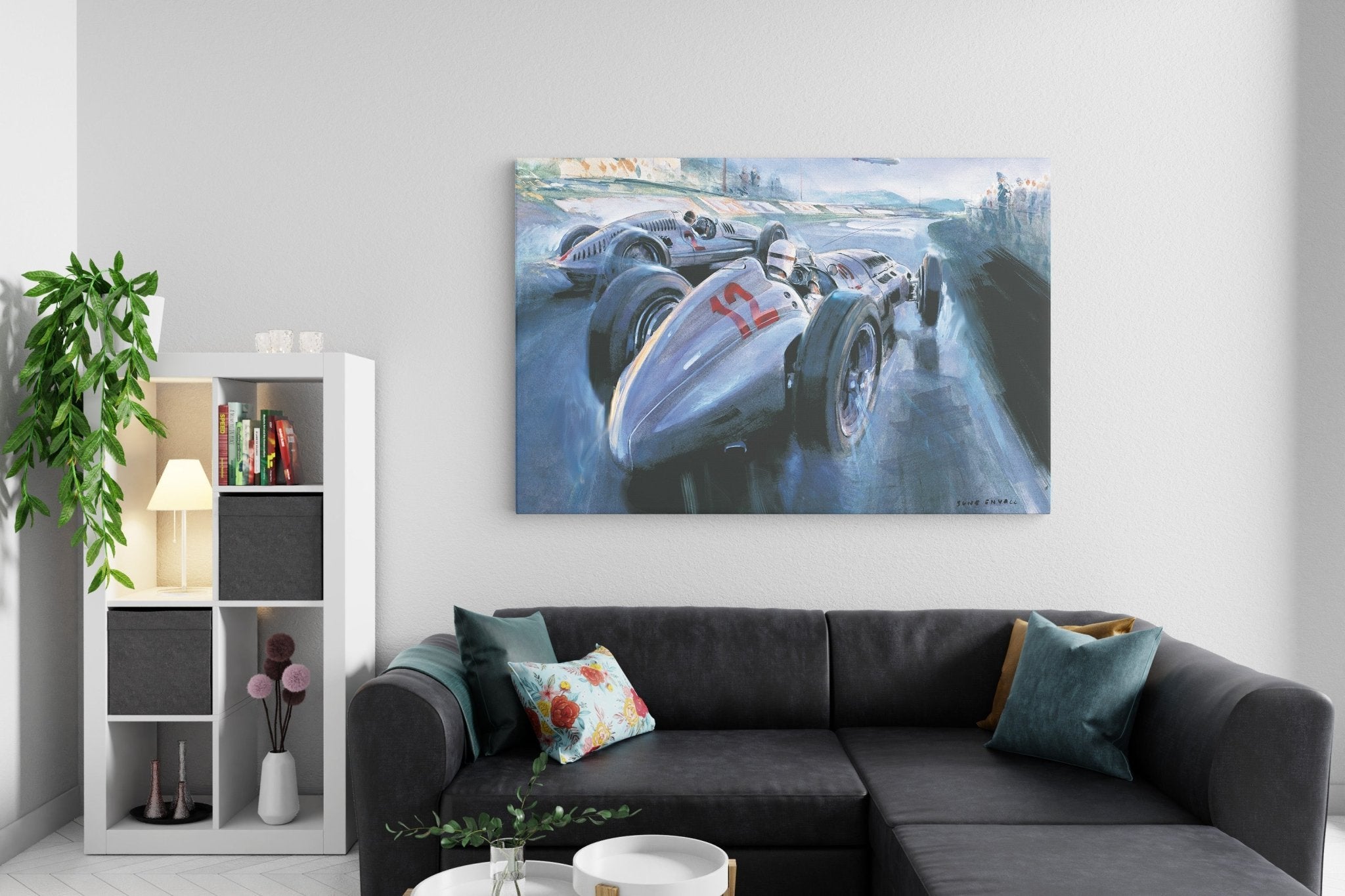 German Rivals - canvas - Transit Art