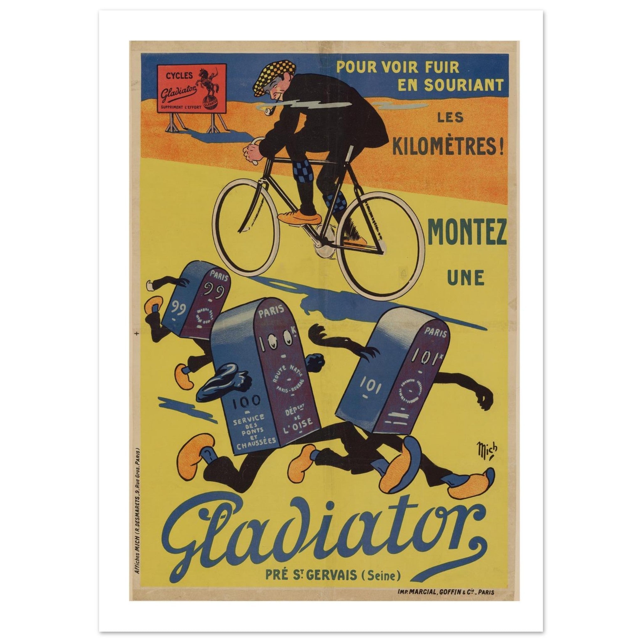 Gladiator Cycles – The Joyful Ride - Transit Art