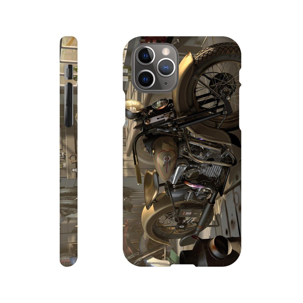 Harley in barn - mobile case - Transit Art