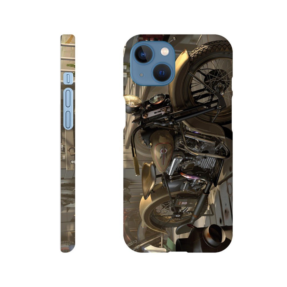 Harley in barn - mobile case - Transit Art