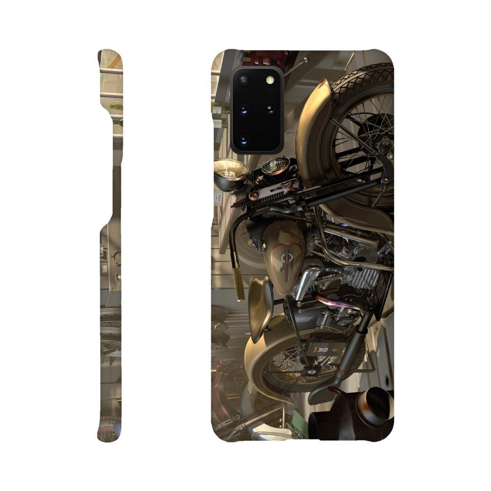 Harley in barn - mobile case - Transit Art