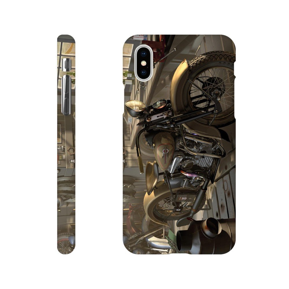 Harley in barn - mobile case - Transit Art