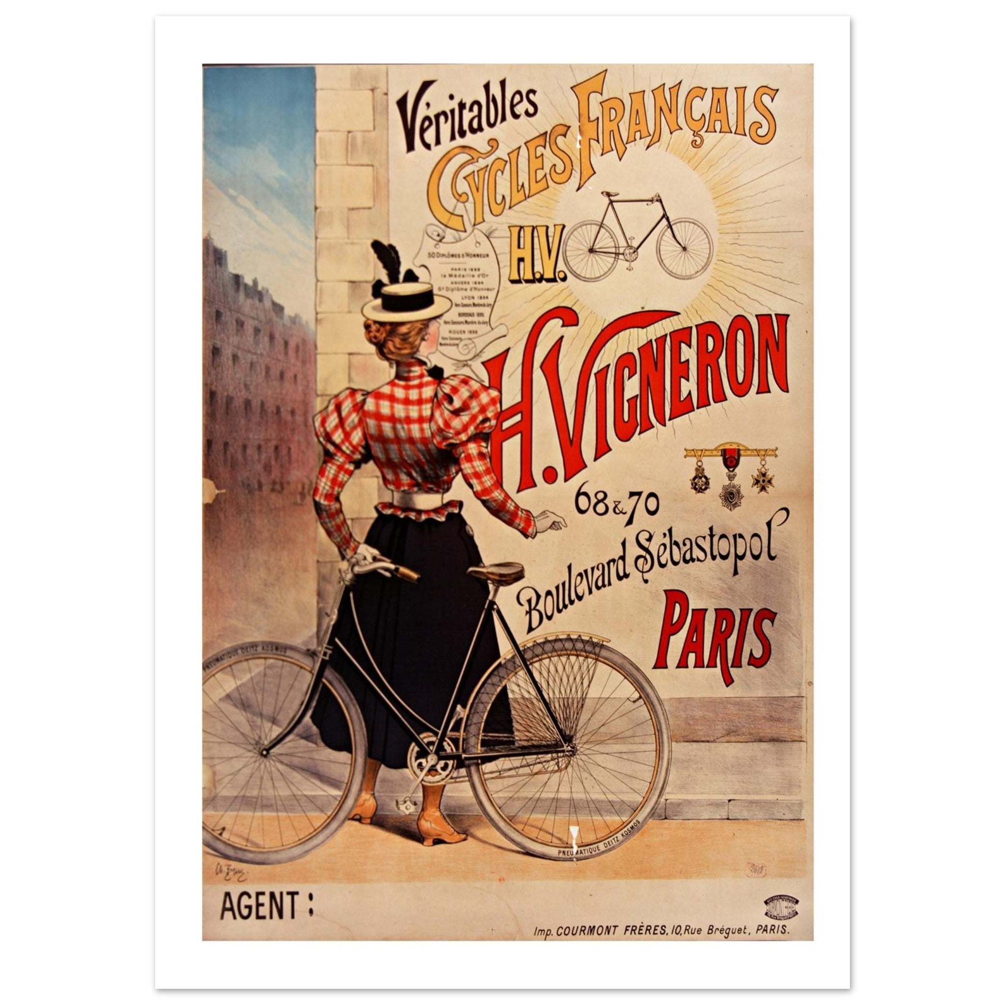 H.V. Vigneron Cycles: Parisian Elegance - Transit Art