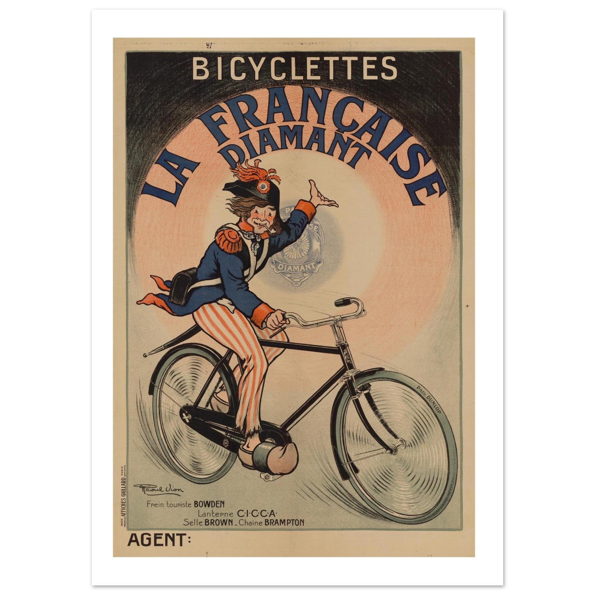 La Française Diamant High Speed Bicycles - Transit Art