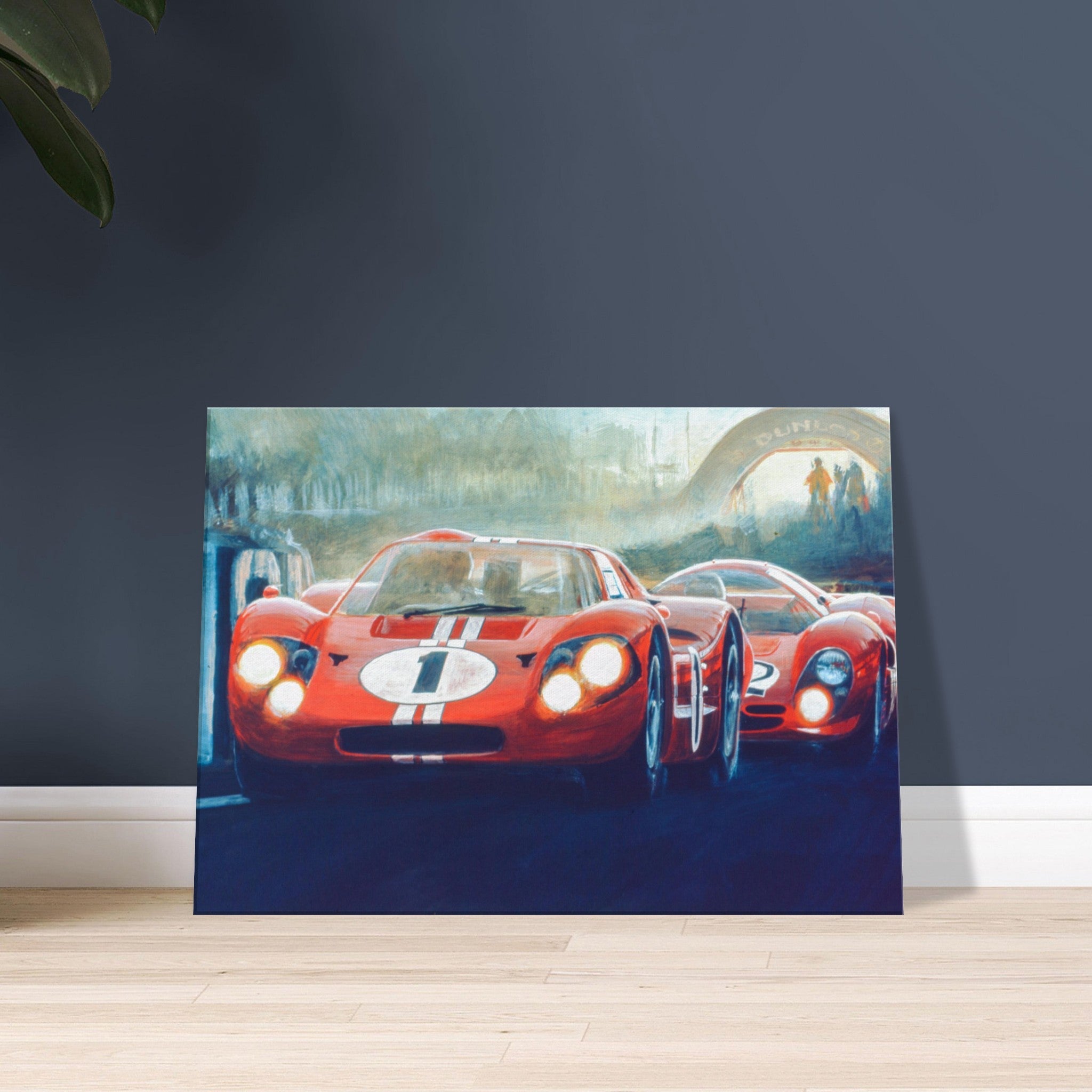 LeMans dawn duel - canvas - Transit Art