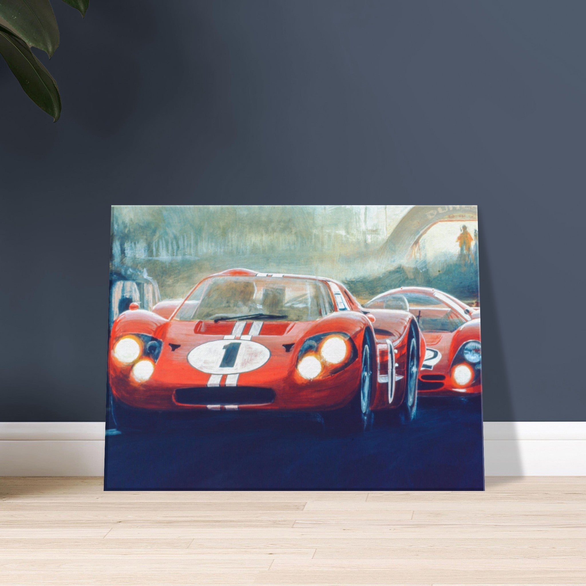 LeMans dawn duel - canvas - Transit Art