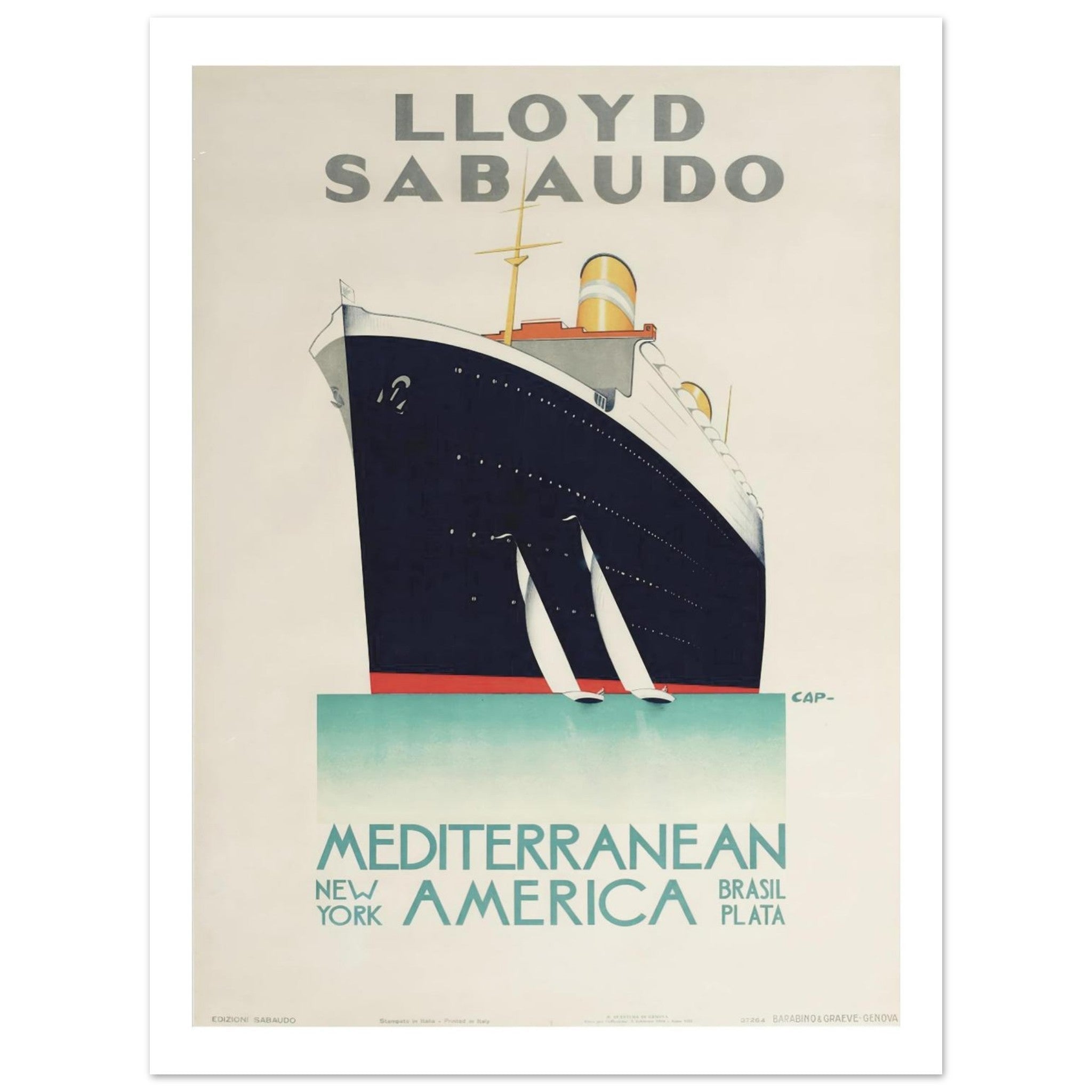 Mediterranean to America - Transit Art