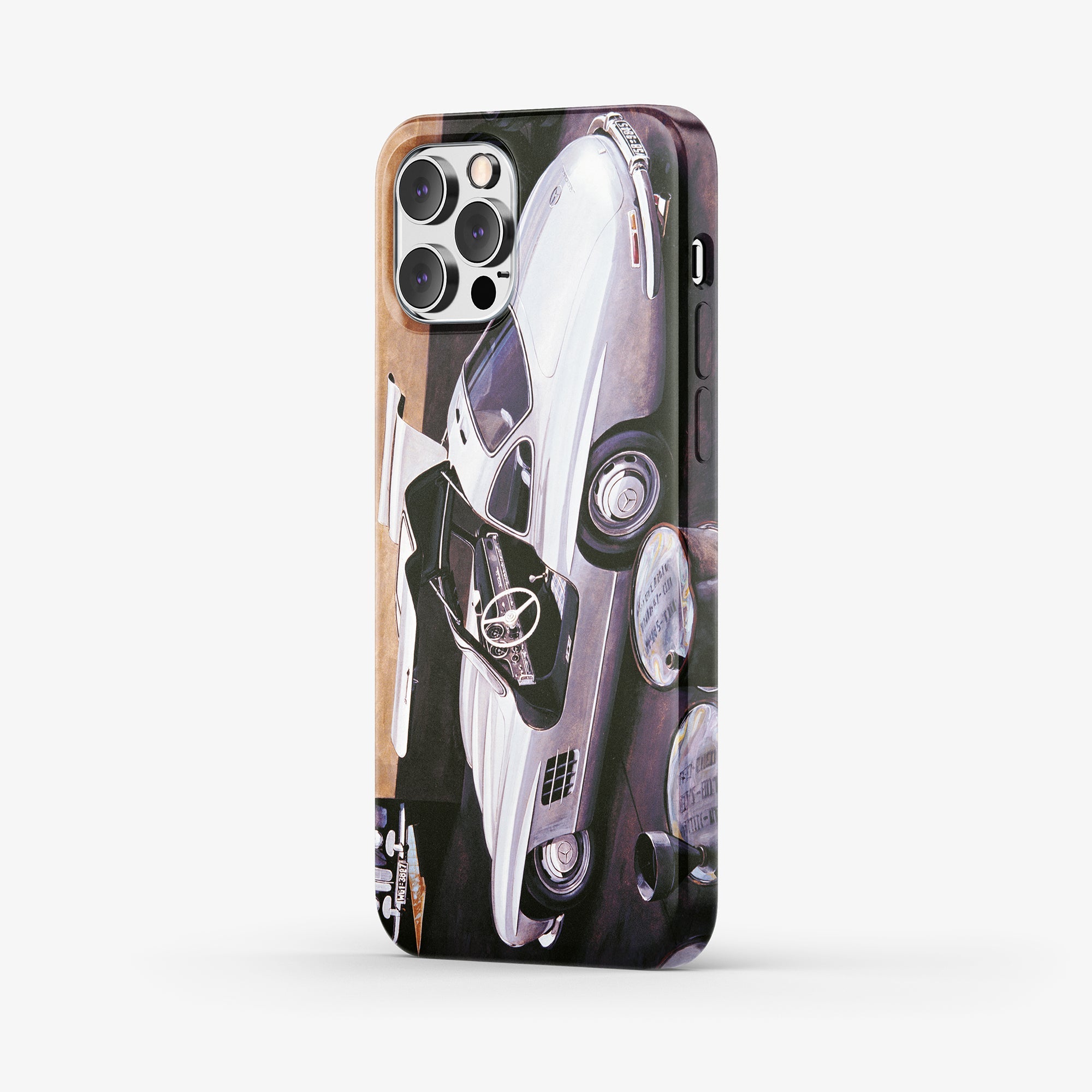 Mercedes 300 SL at Workshop - Mobile cover - Transit Art