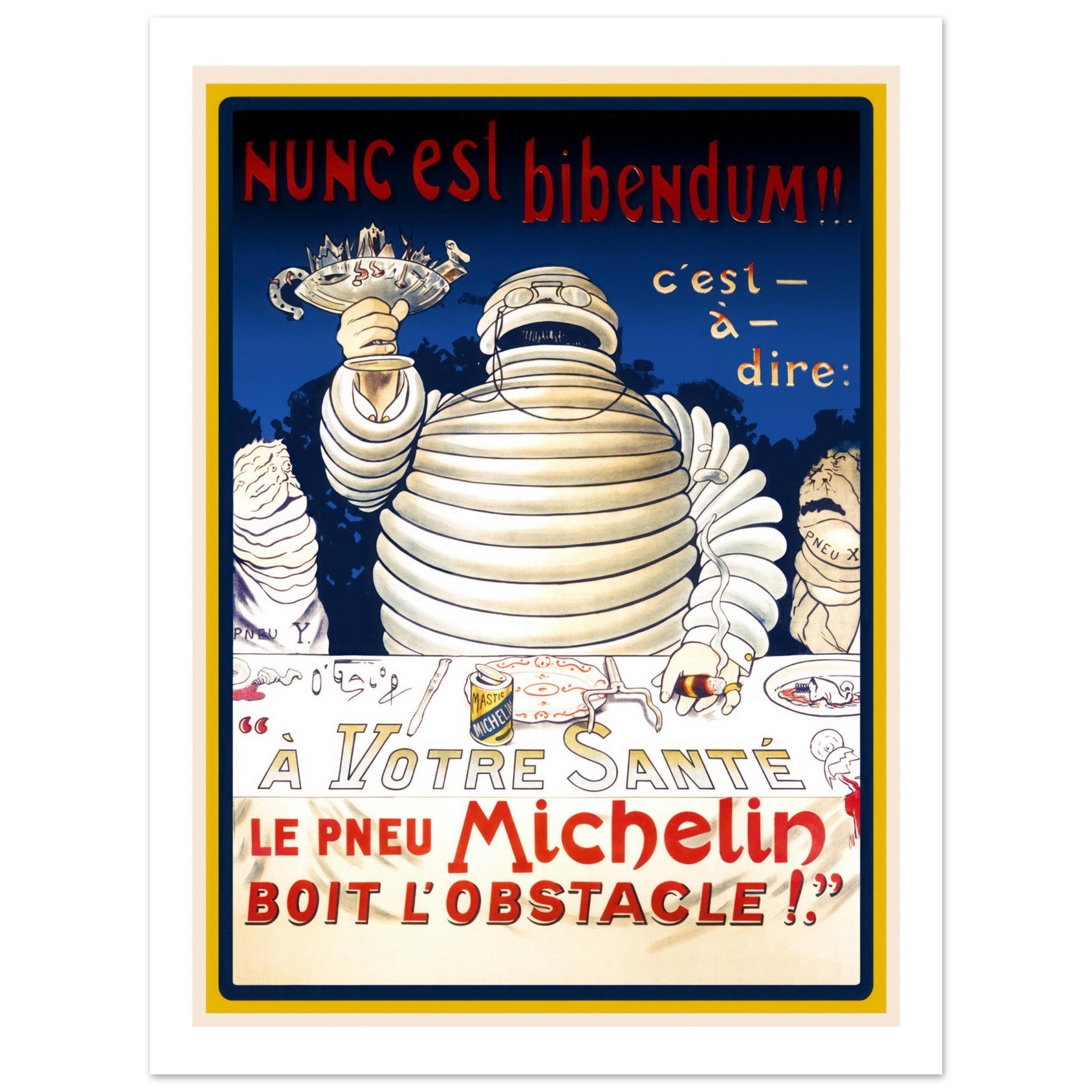 Michelin Bibendum Vintage X - Transit Art