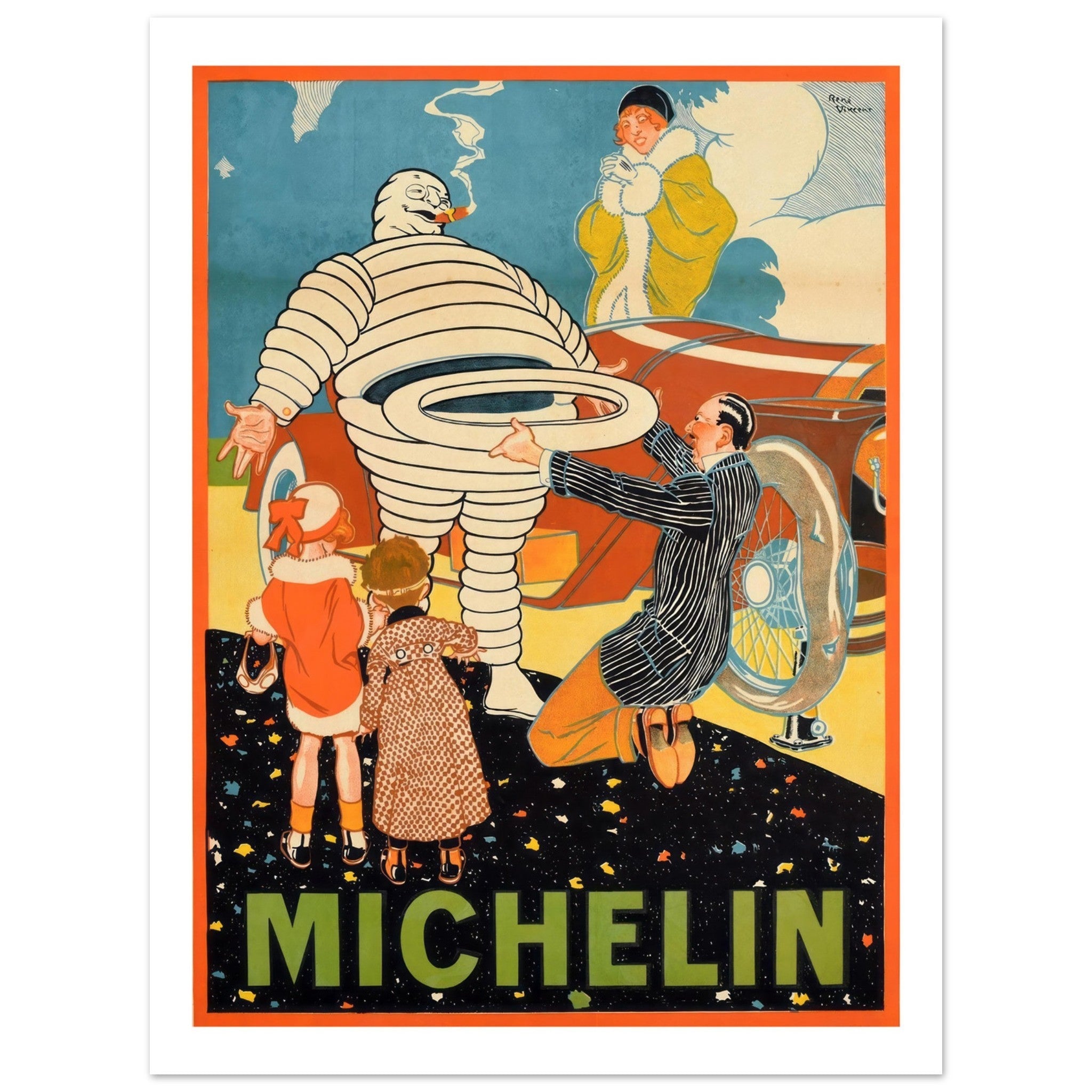 Michelin Bibendum Vintage XIX - Transit Art