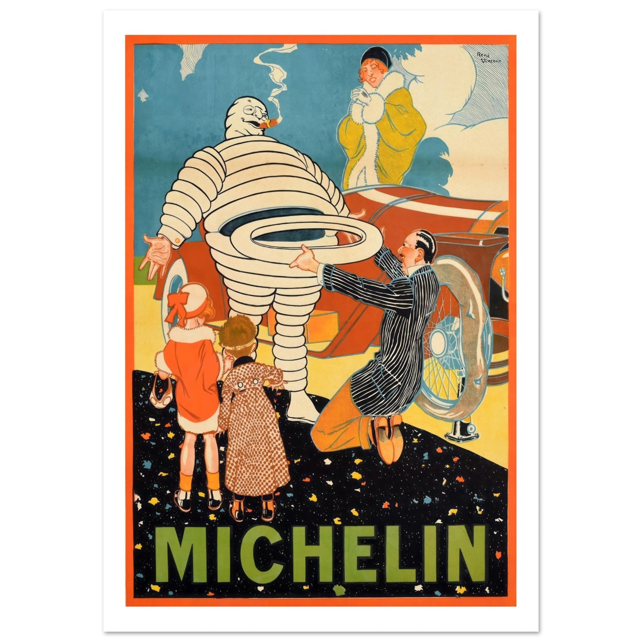 Michelin Bibendum Vintage XIX - Transit Art