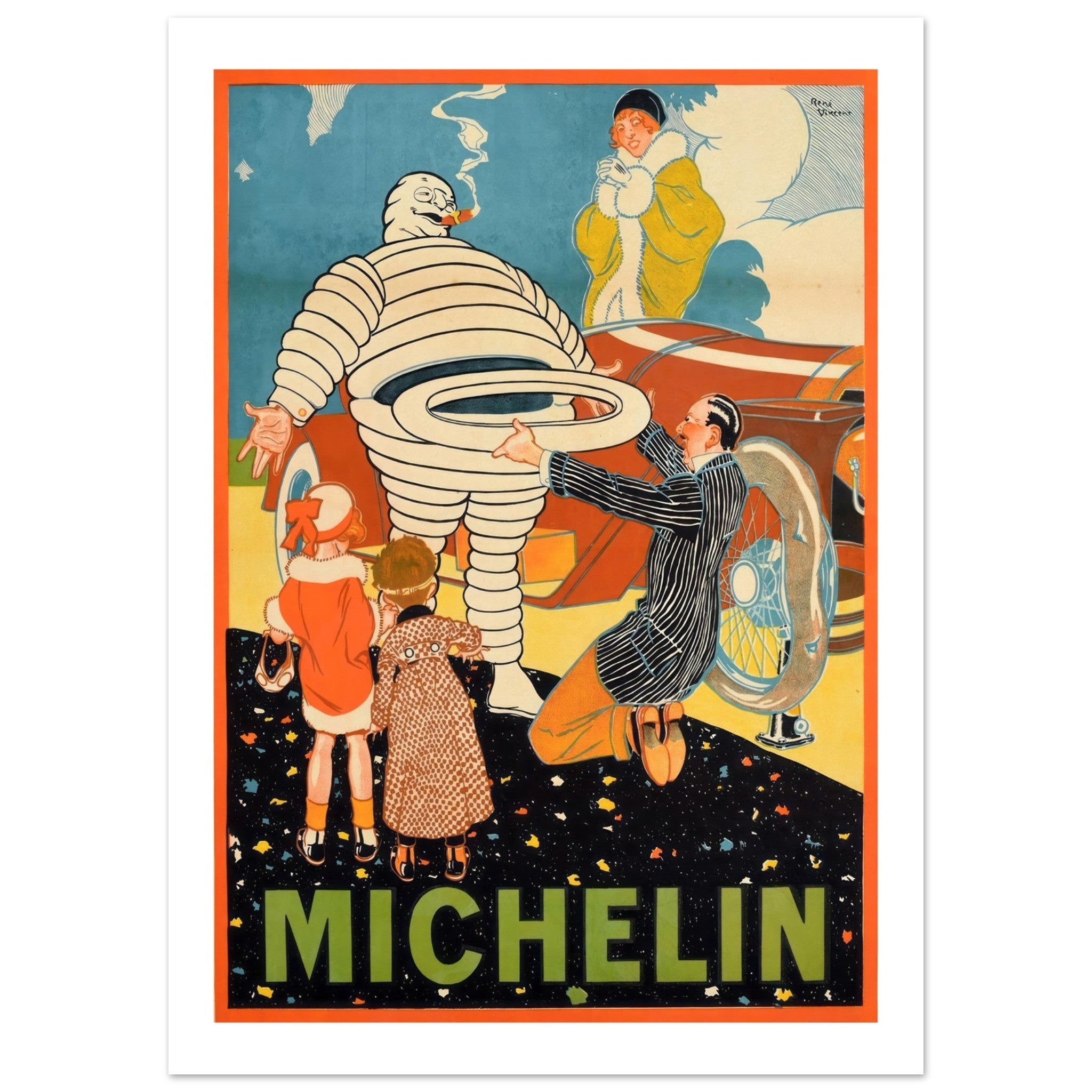 Michelin Bibendum Vintage XIX - Transit Art