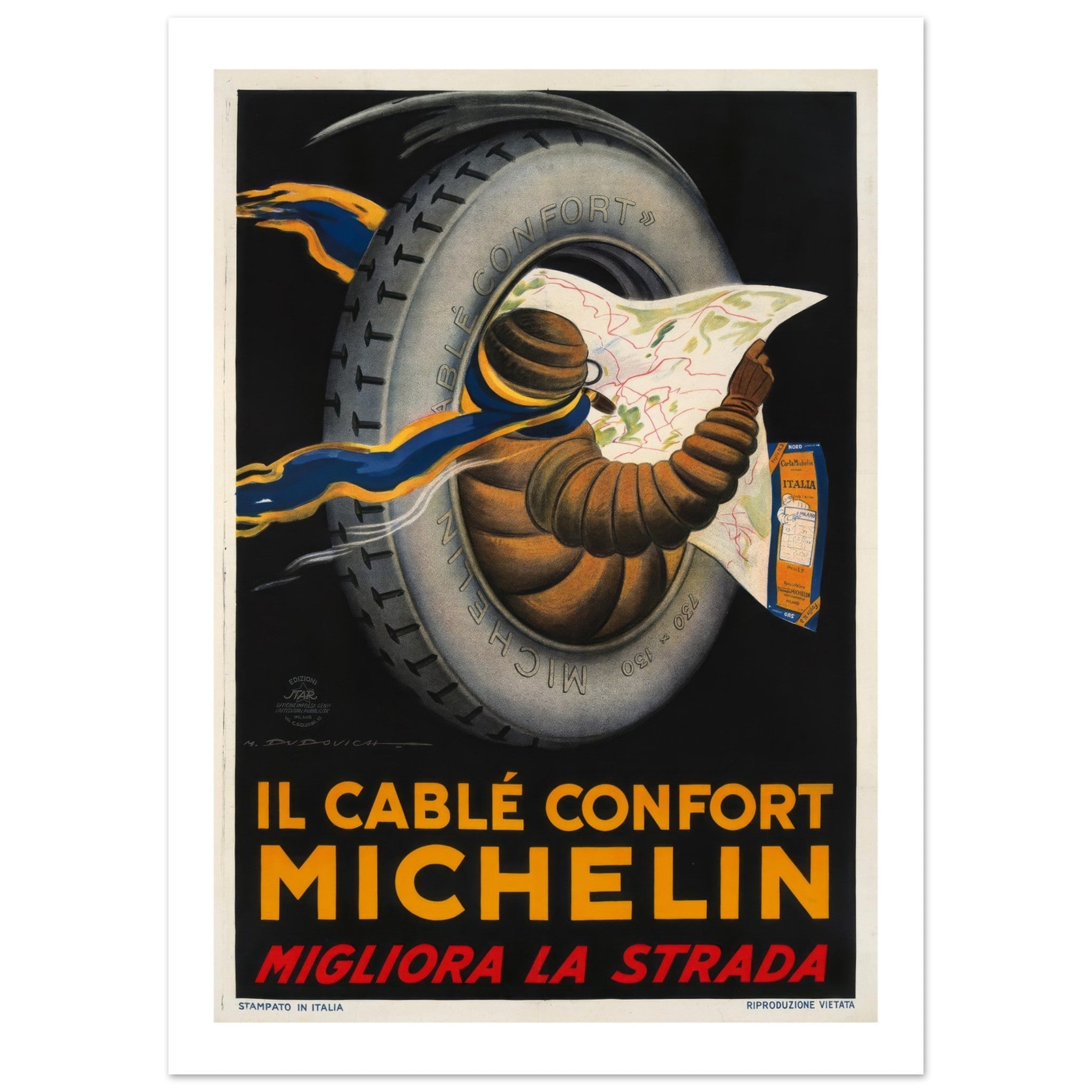 Michelin Bibendum Vintage XV - Transit Art