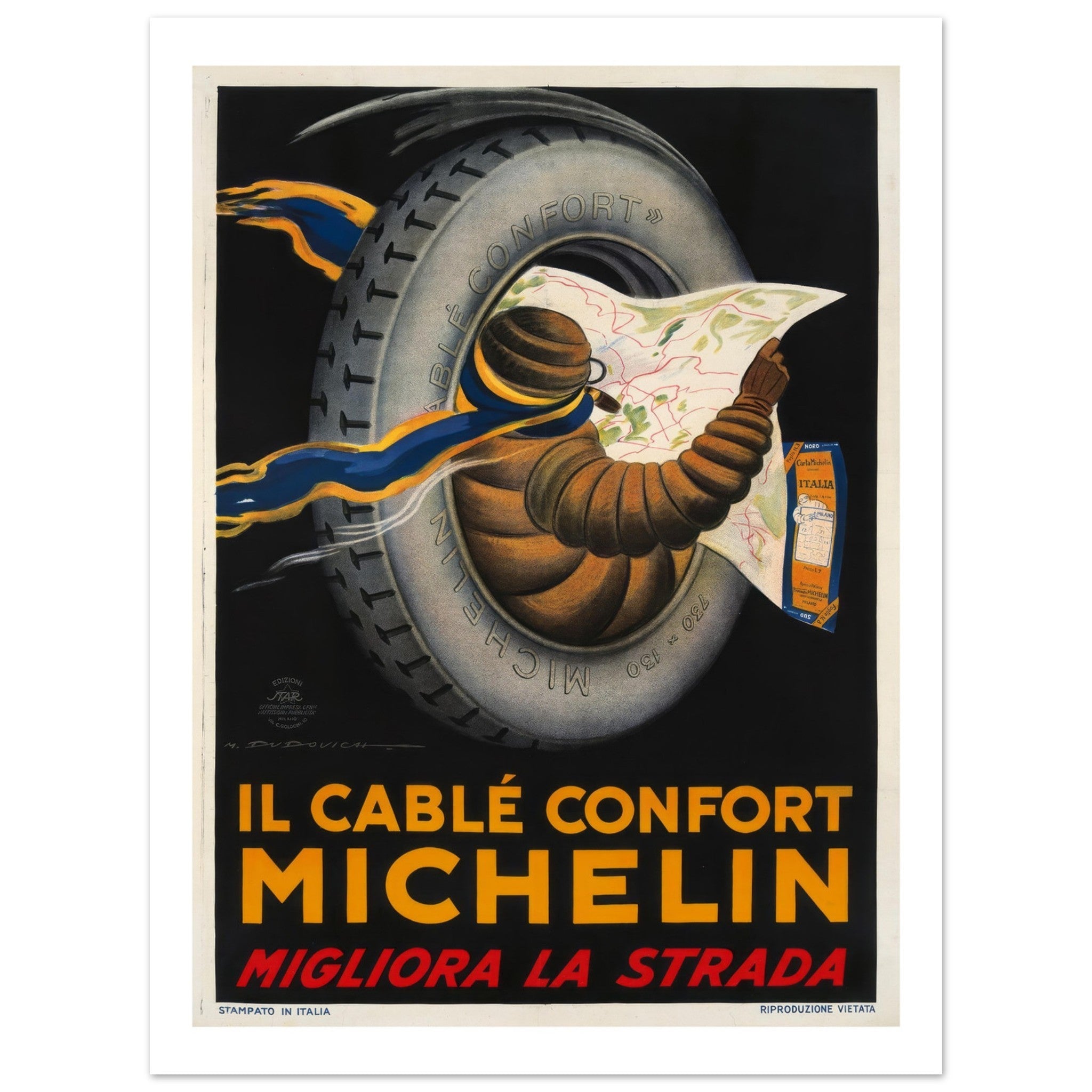Michelin Bibendum Vintage XV - Transit Art