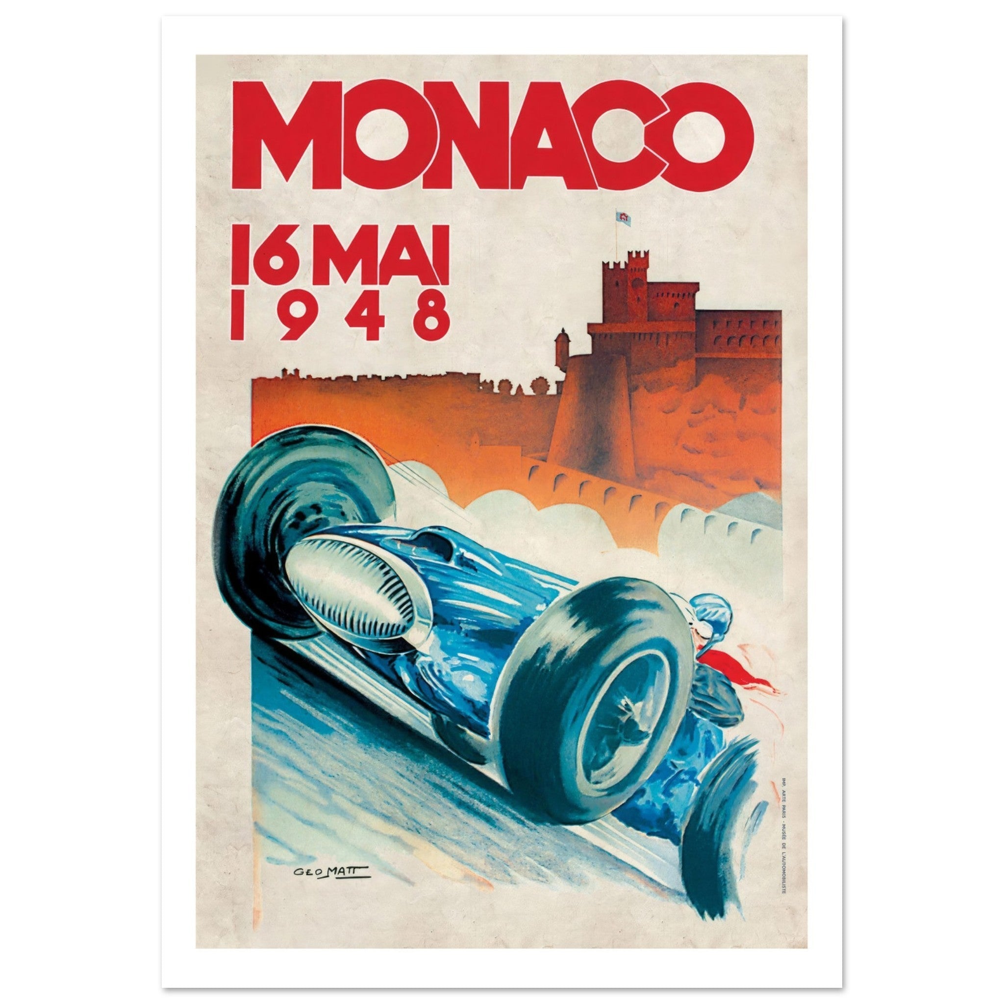 Monaco Grand Prix 1948 - Transit Art