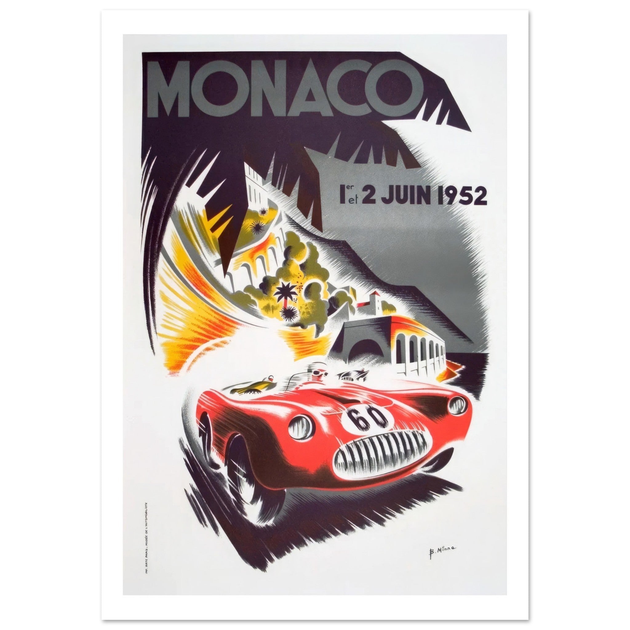 Monaco Grand Prix 1952 - Transit Art
