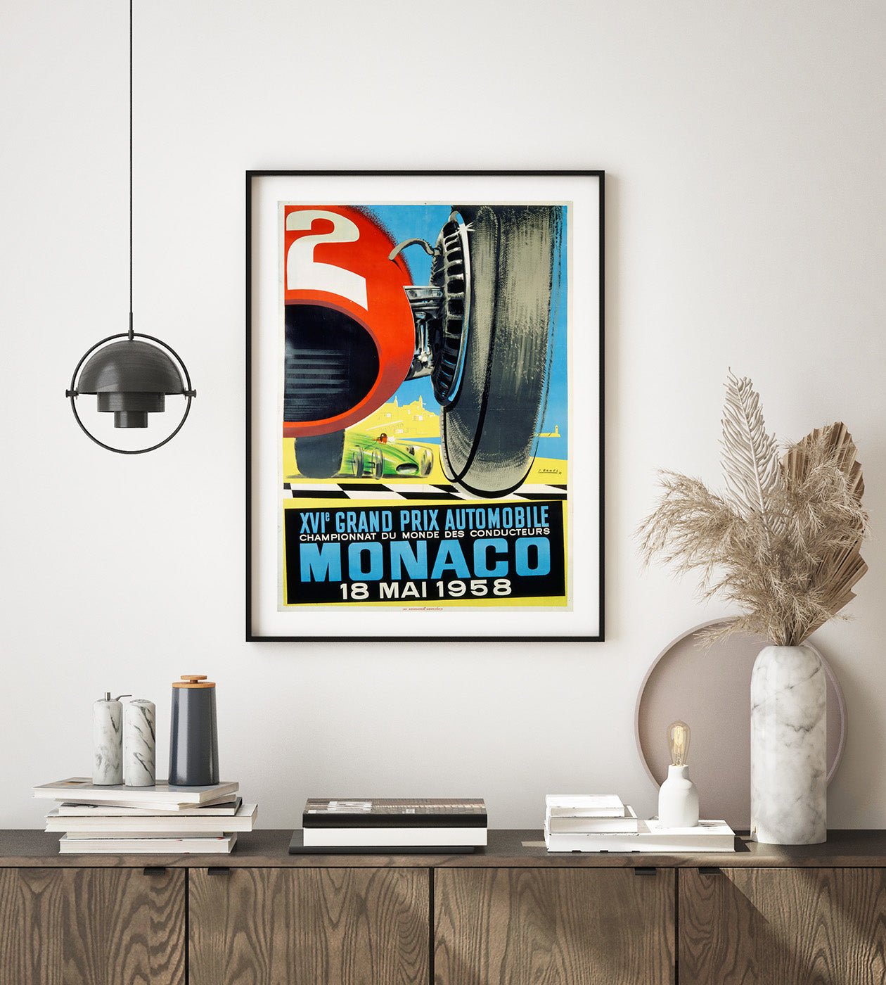 Monaco Grand Prix 1958 - Transit Art