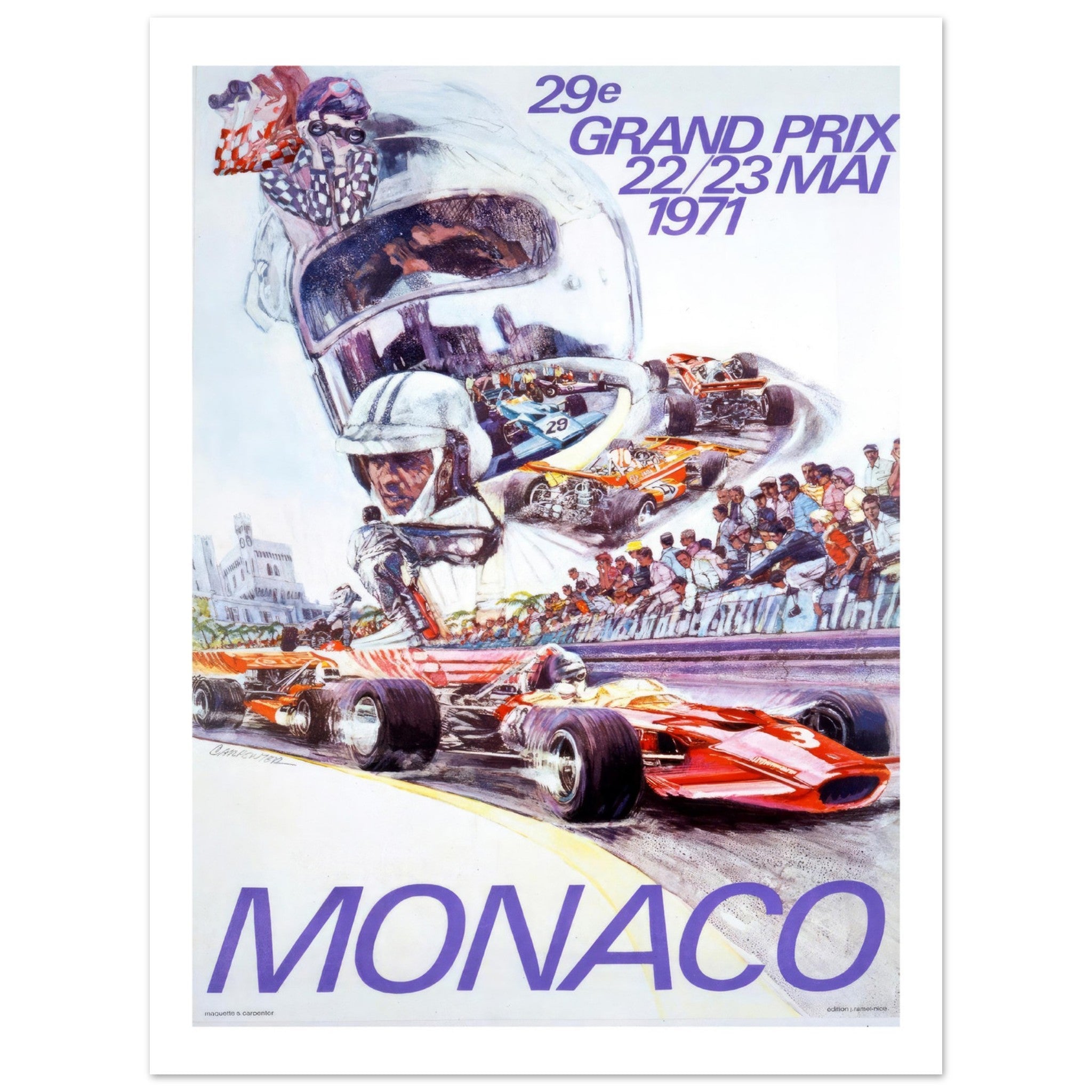 Monaco Grand Prix 1971 - Transit Art