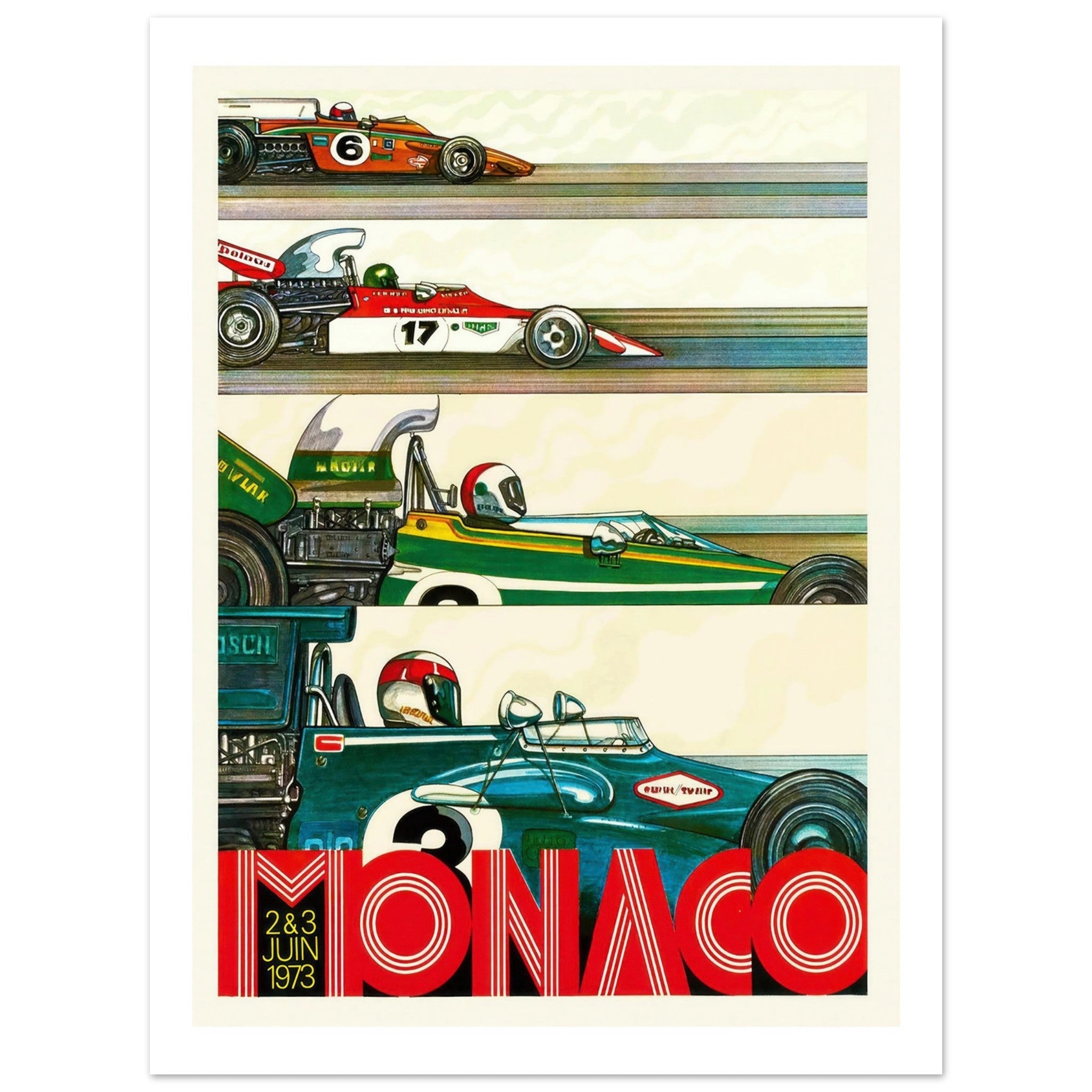 Monaco Grand Prix 1973 - Transit Art