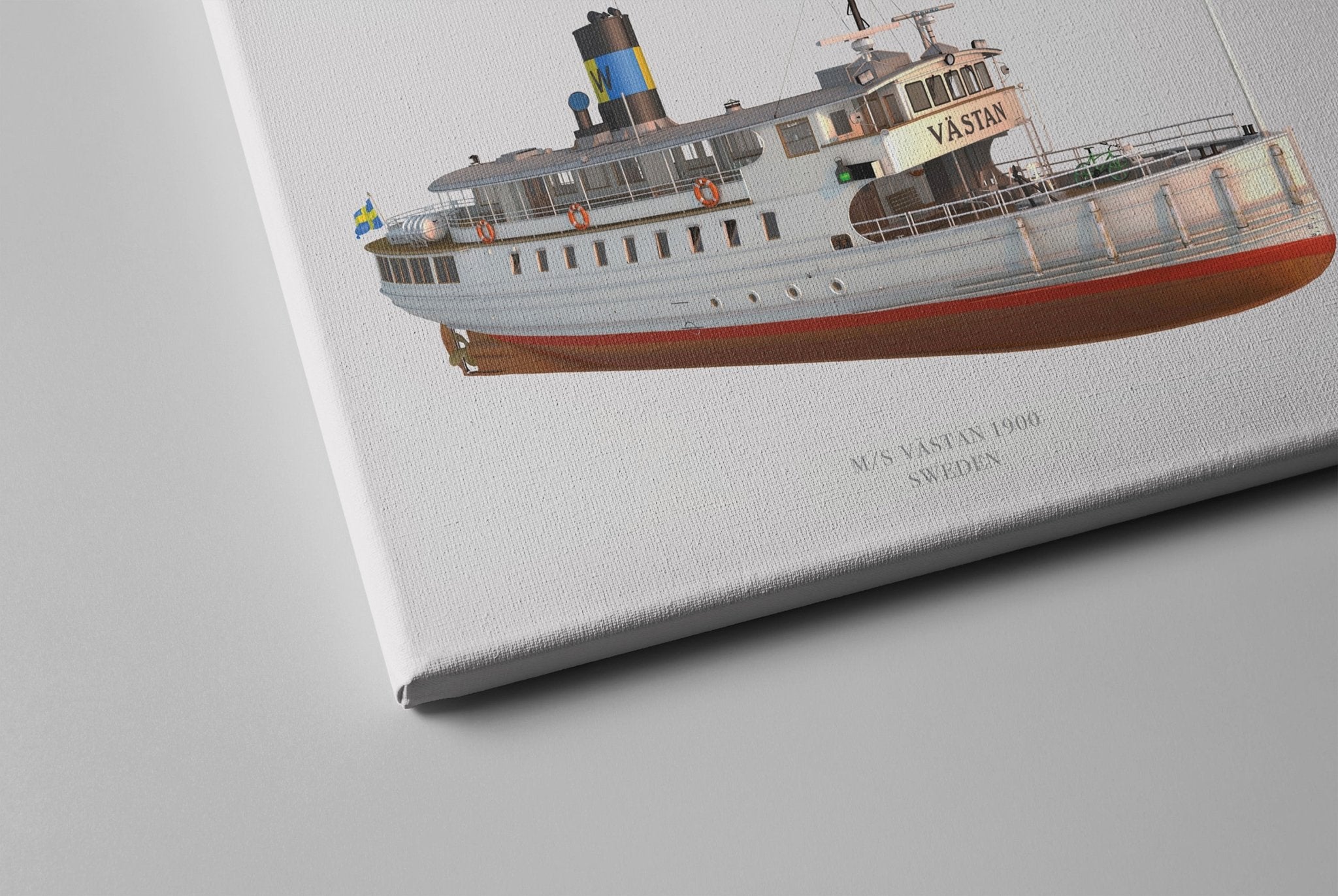 M/S Västan - canvas - Transit Art
