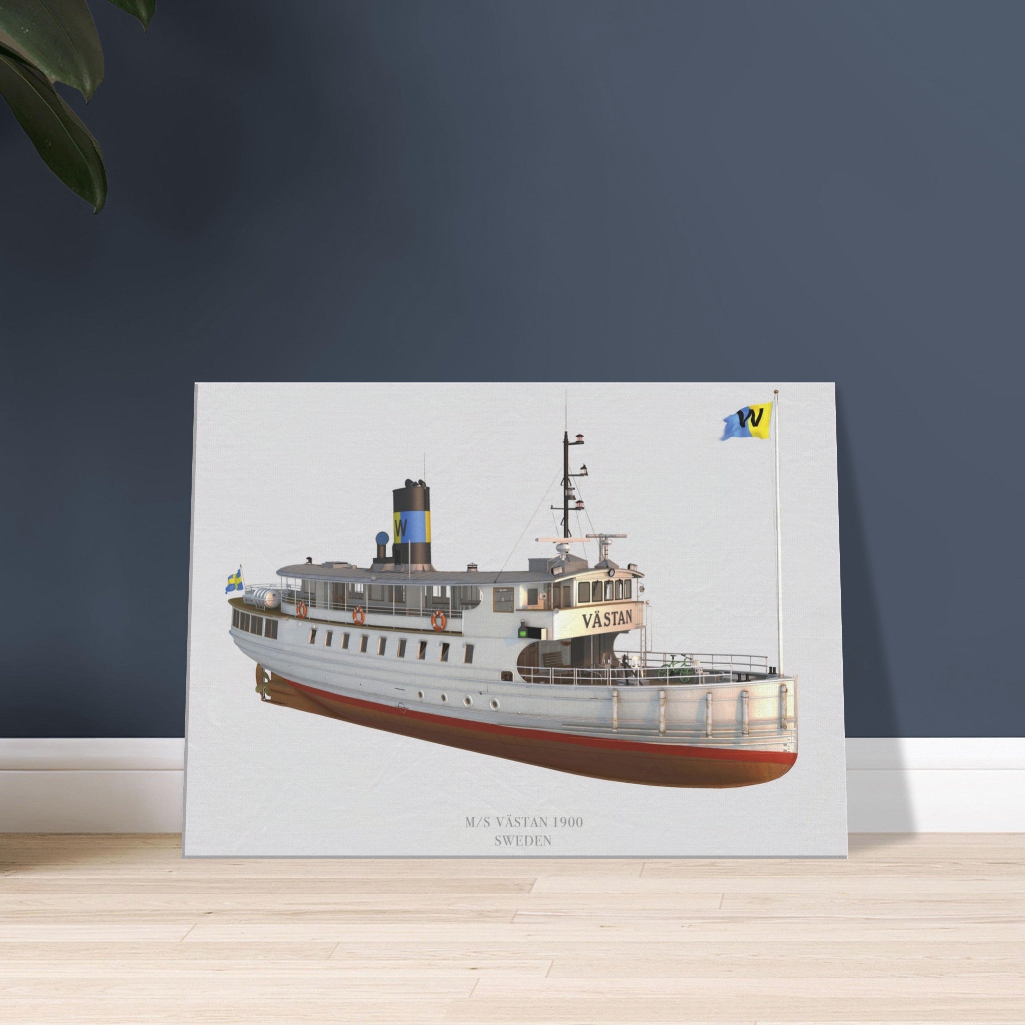 M/S Västan - canvas - Transit Art