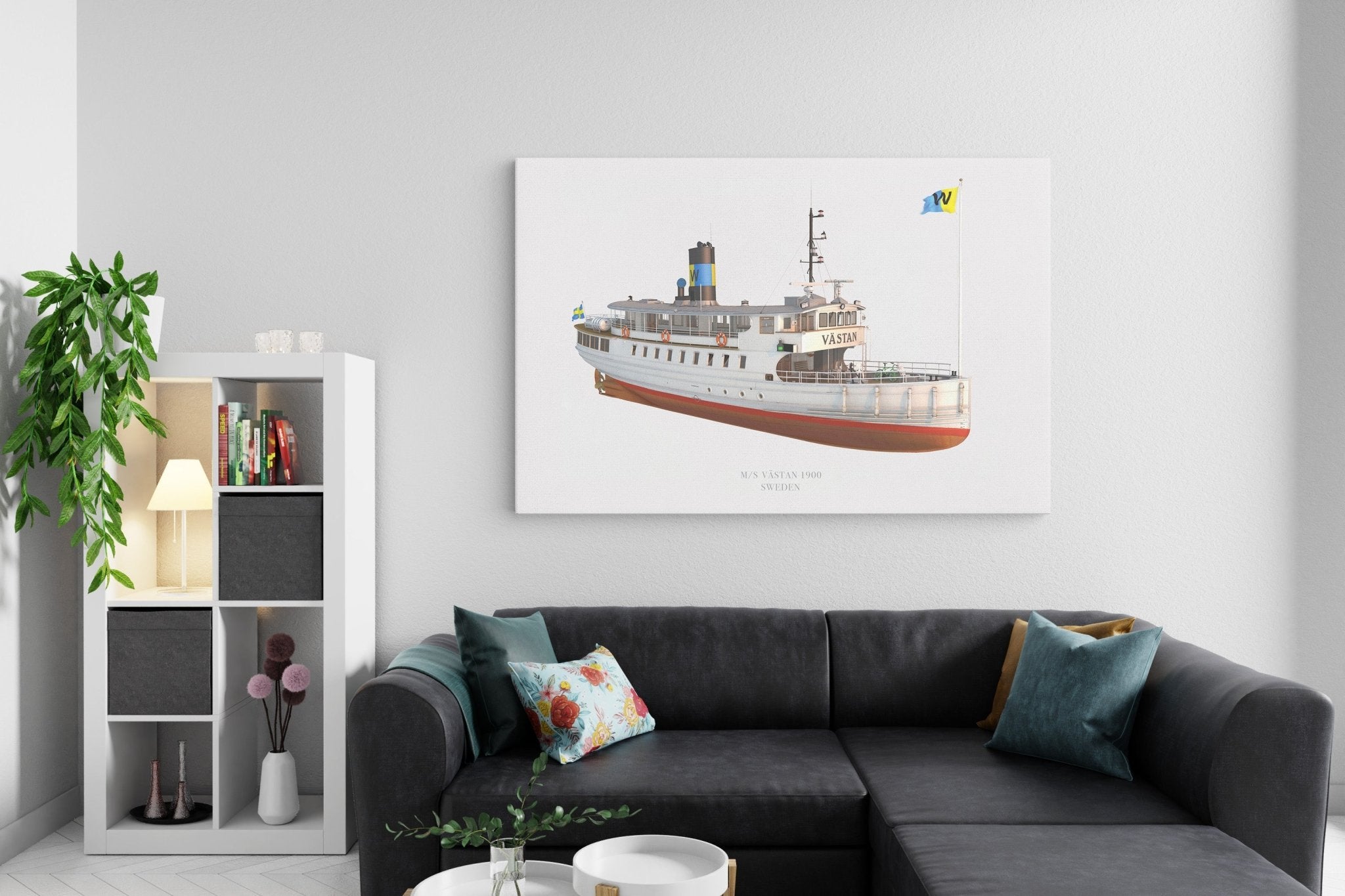 M/S Västan - canvas - Transit Art