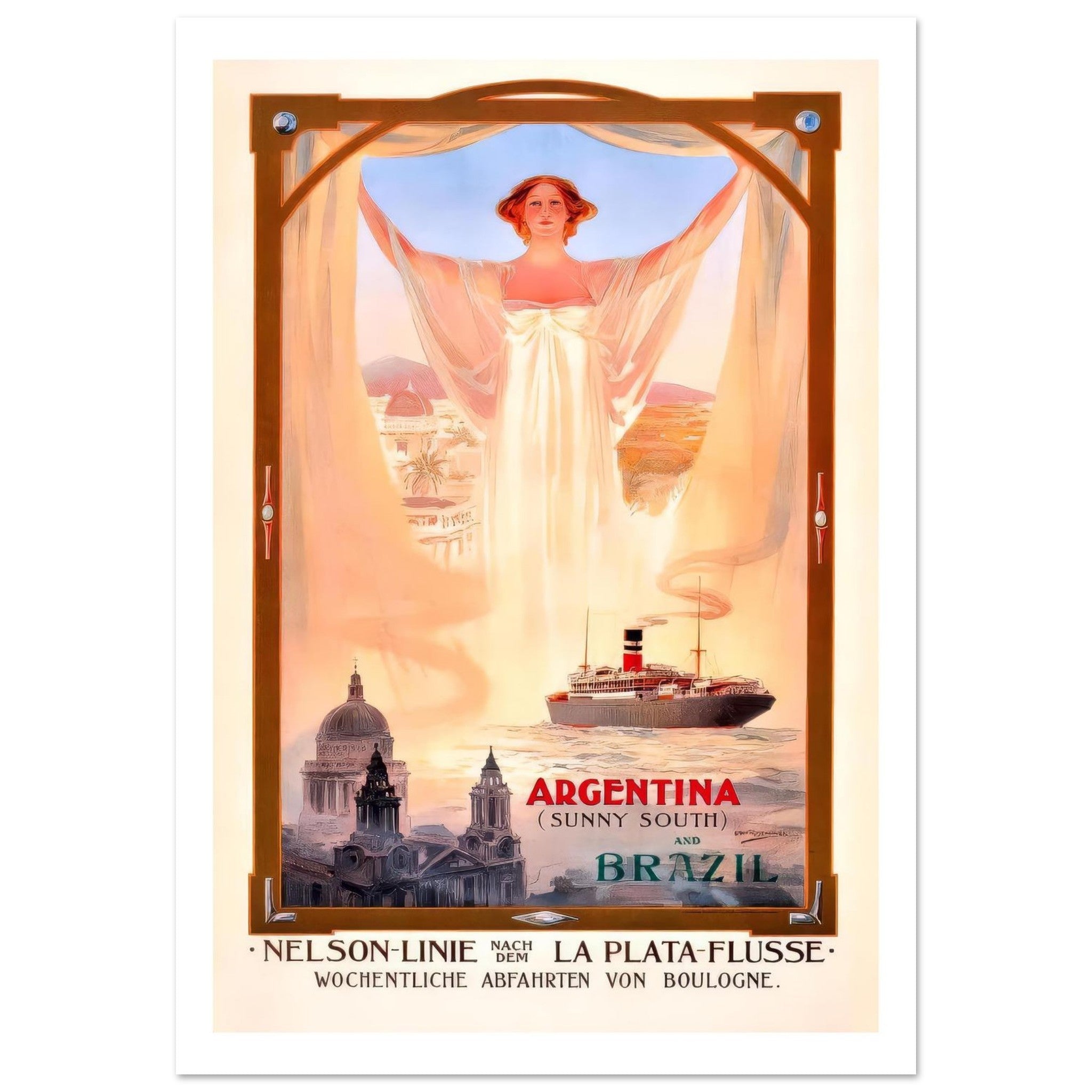 Nelson Linie Travel Poster - Transit Art