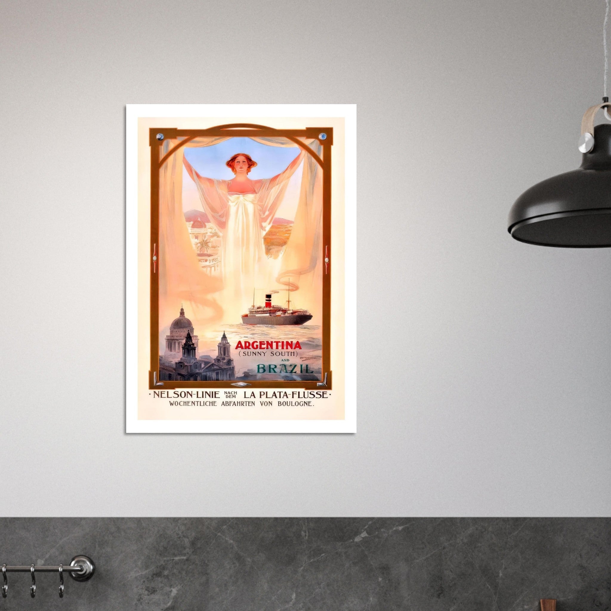 Nelson Linie Travel Poster - Transit Art
