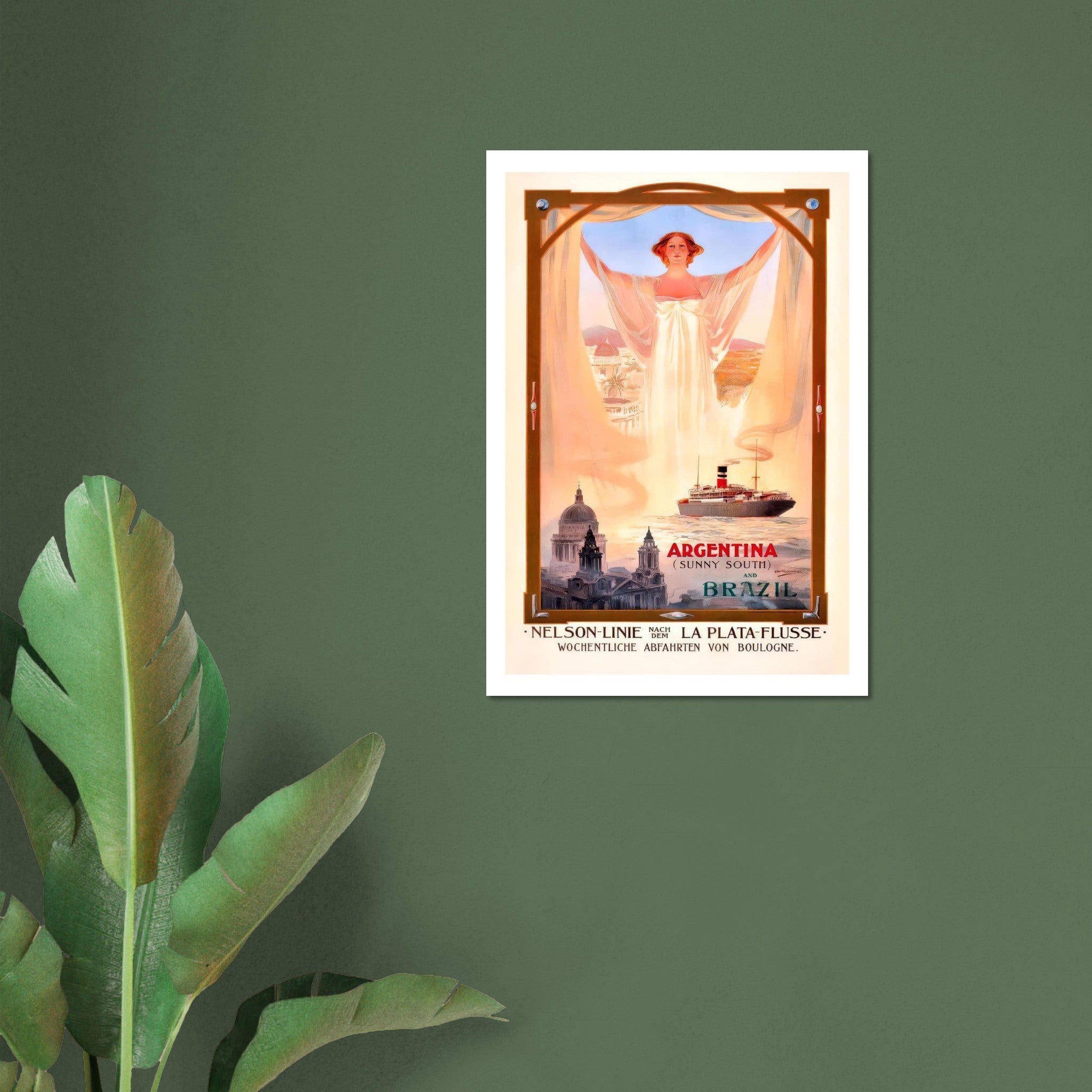 Nelson Linie Travel Poster - Transit Art