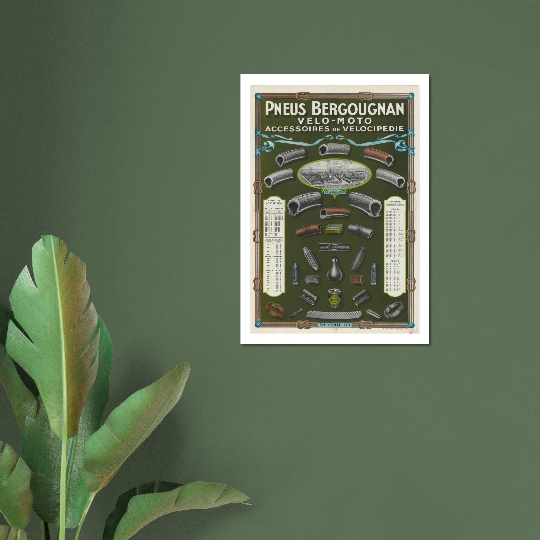 Pneus Bergougnan – Bicycle and Motorcycle Accessories - Transit Art