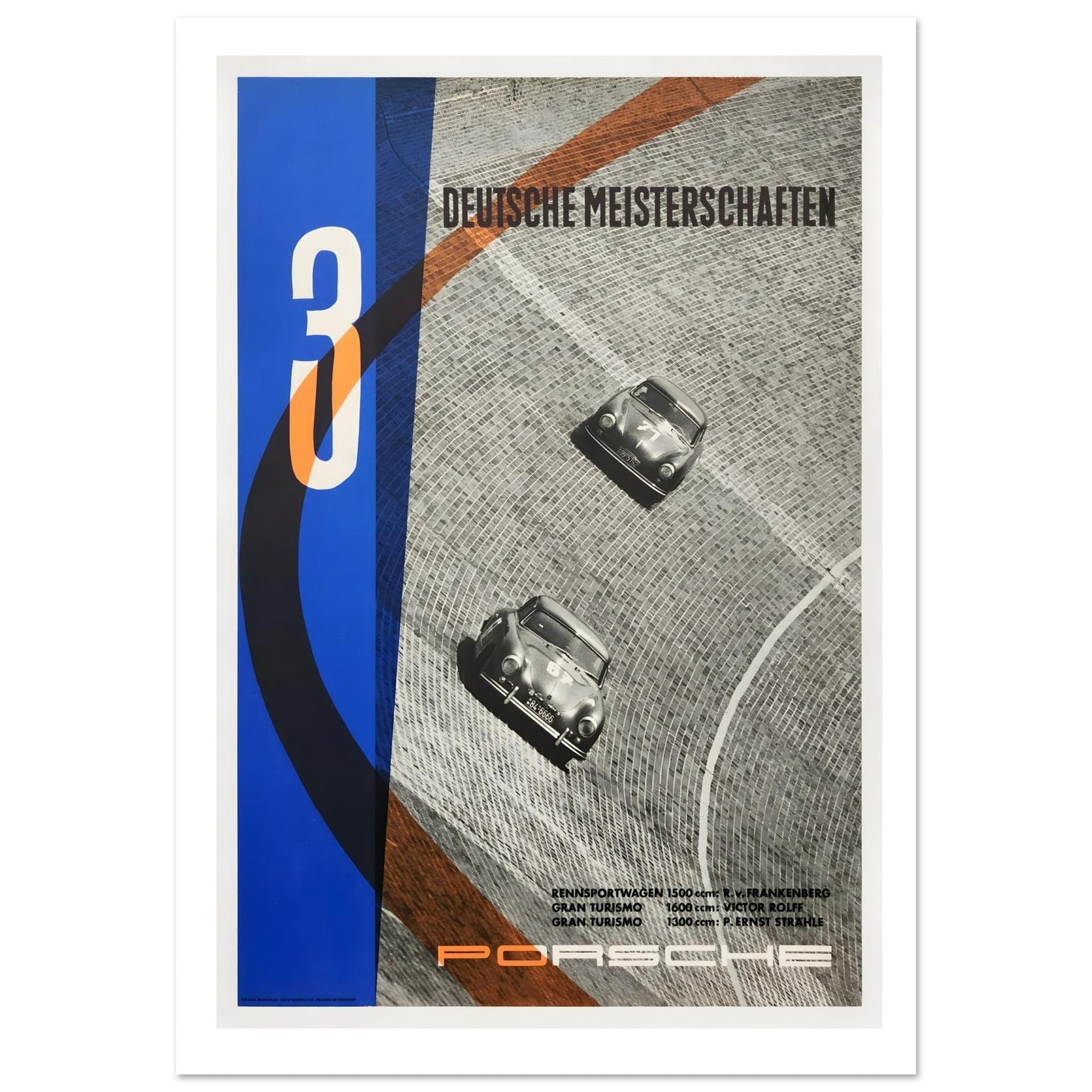 Porsche Deutsche Meisterschaften 30 Championships Poster - Transit Art