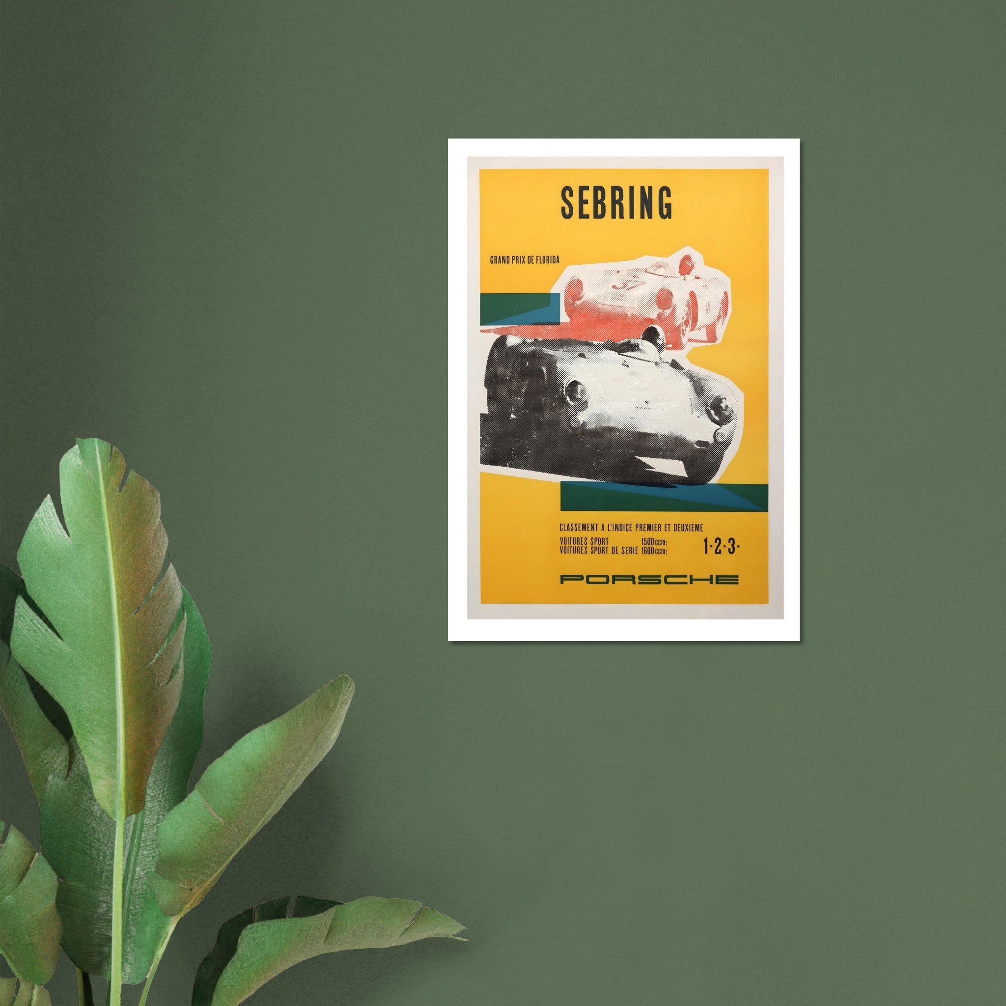 Porsche Sebring Grand Prix de Florida Poster - Transit Art